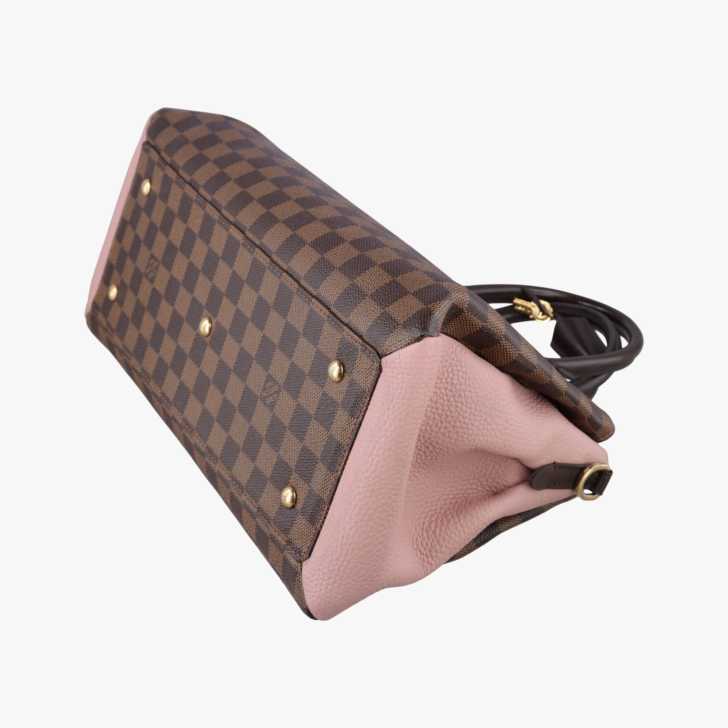 Secondhand Louis Vuitton Normandy Magnolia×Pink Damier canvas×Taurillon leather N41488 shoulderbag | stylenewstar