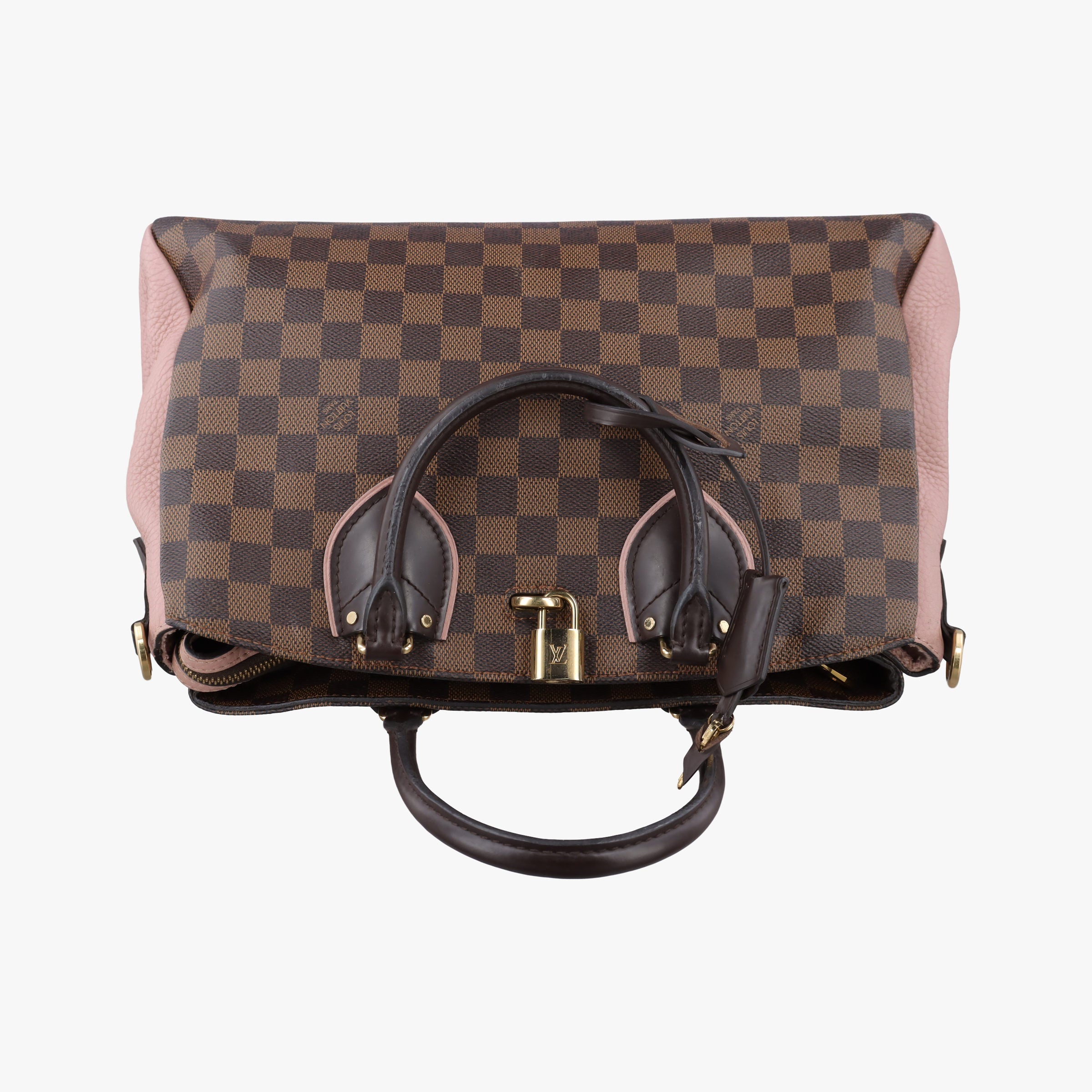 Secondhand Louis Vuitton Normandy Magnolia×Pink Damier canvas×Taurillon leather N41488 shoulderbag | stylenewstar
