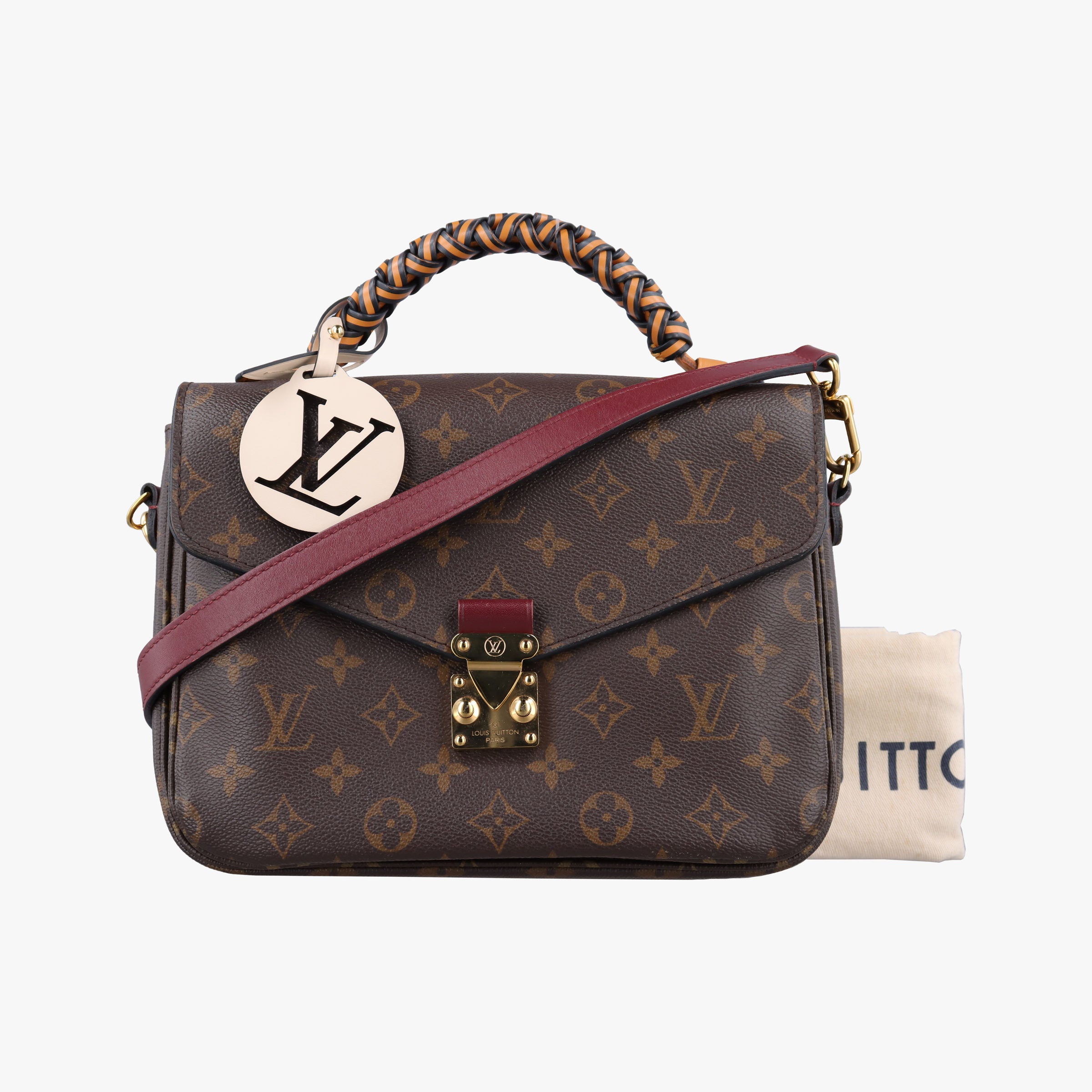 Pre-owned Louis Vuitton Pochette Metis MM Brown Monogram Canvas M44668 shoulderbag | stylenewstar