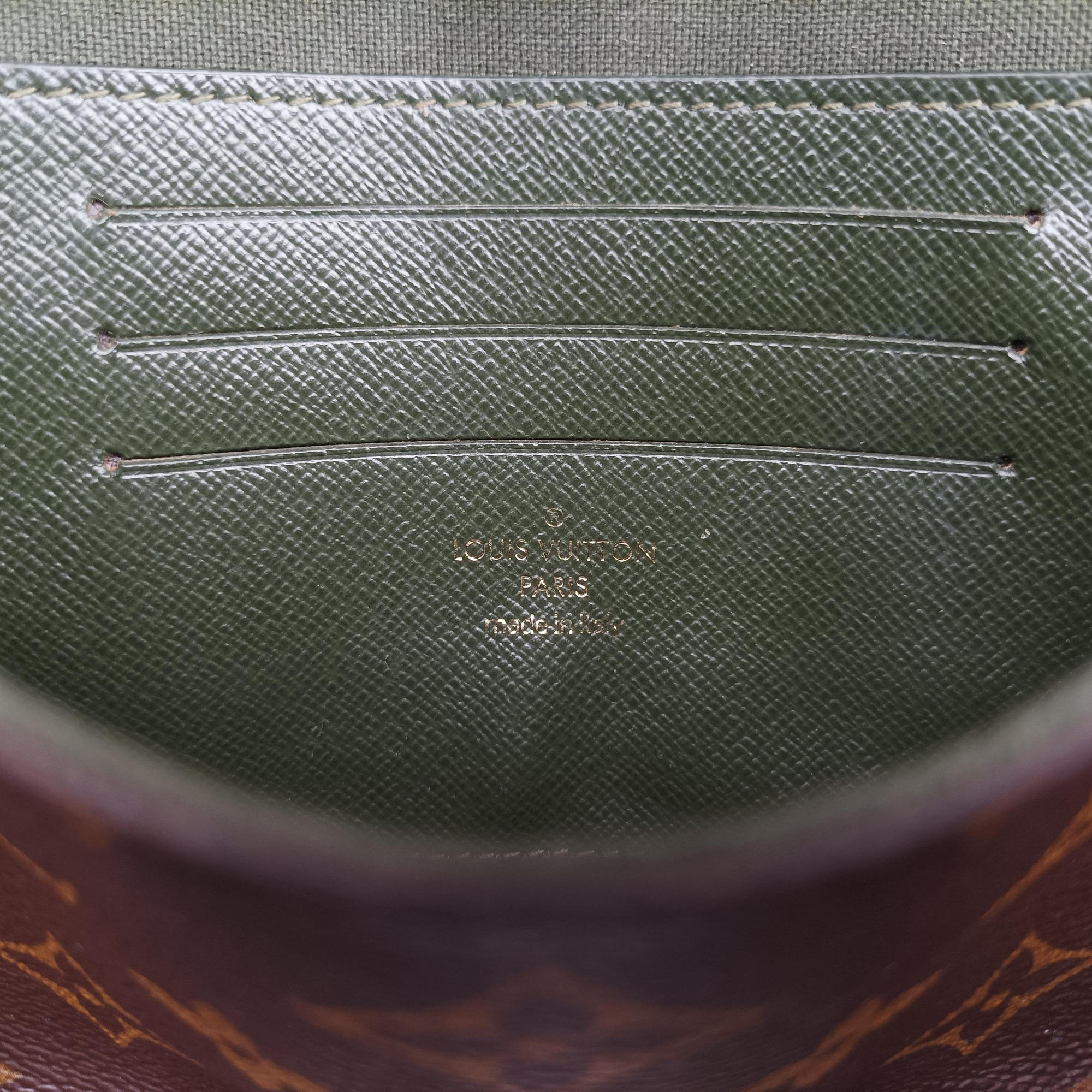 Pre-owned Louis Vuitton Multi Pochette FeLICIE Brown×KHAKI Monogram Canvas M80091 shoulderbag | stylenewstar