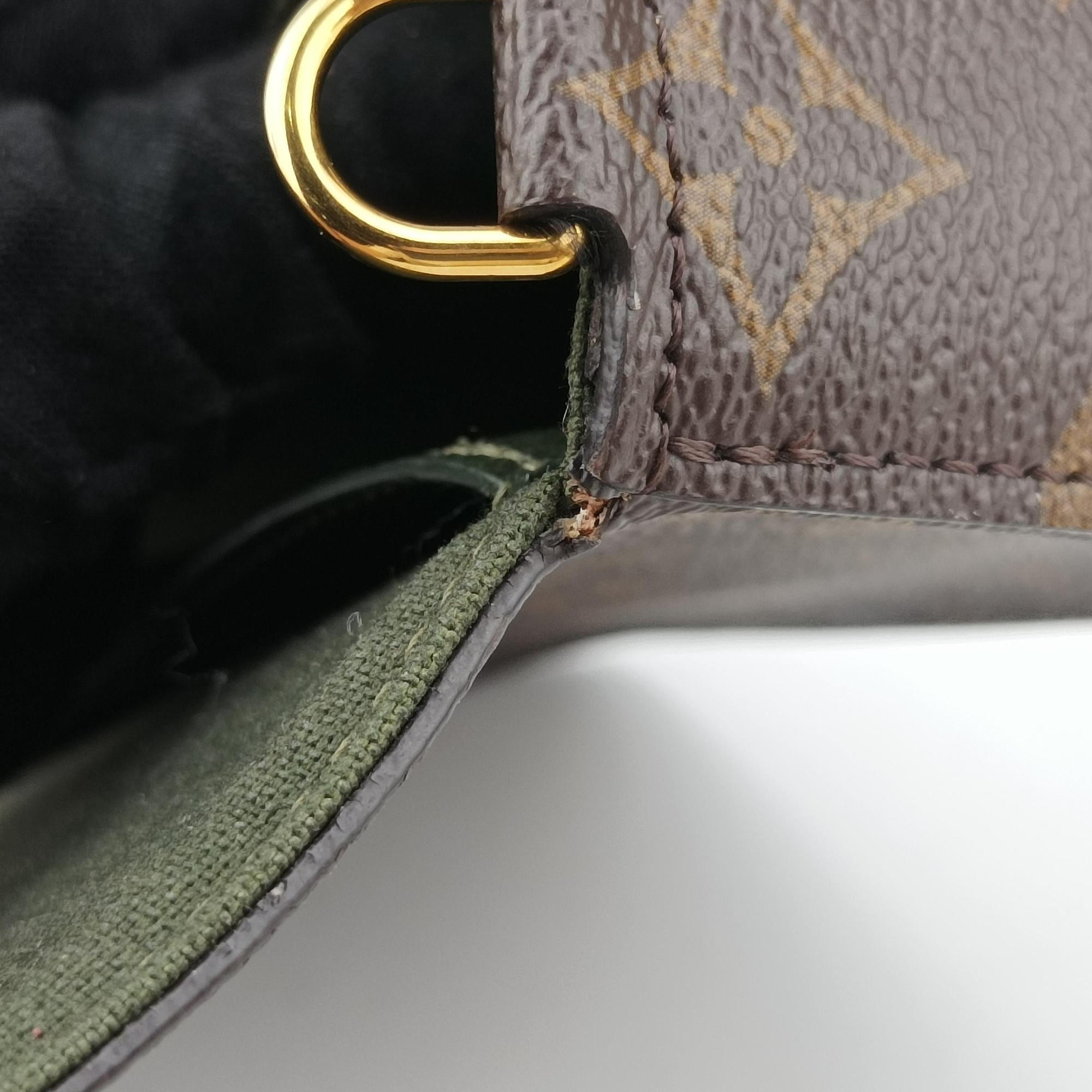 Pre-owned Louis Vuitton Multi Pochette FeLICIE Brown×KHAKI Monogram Canvas M80091 shoulderbag | stylenewstar