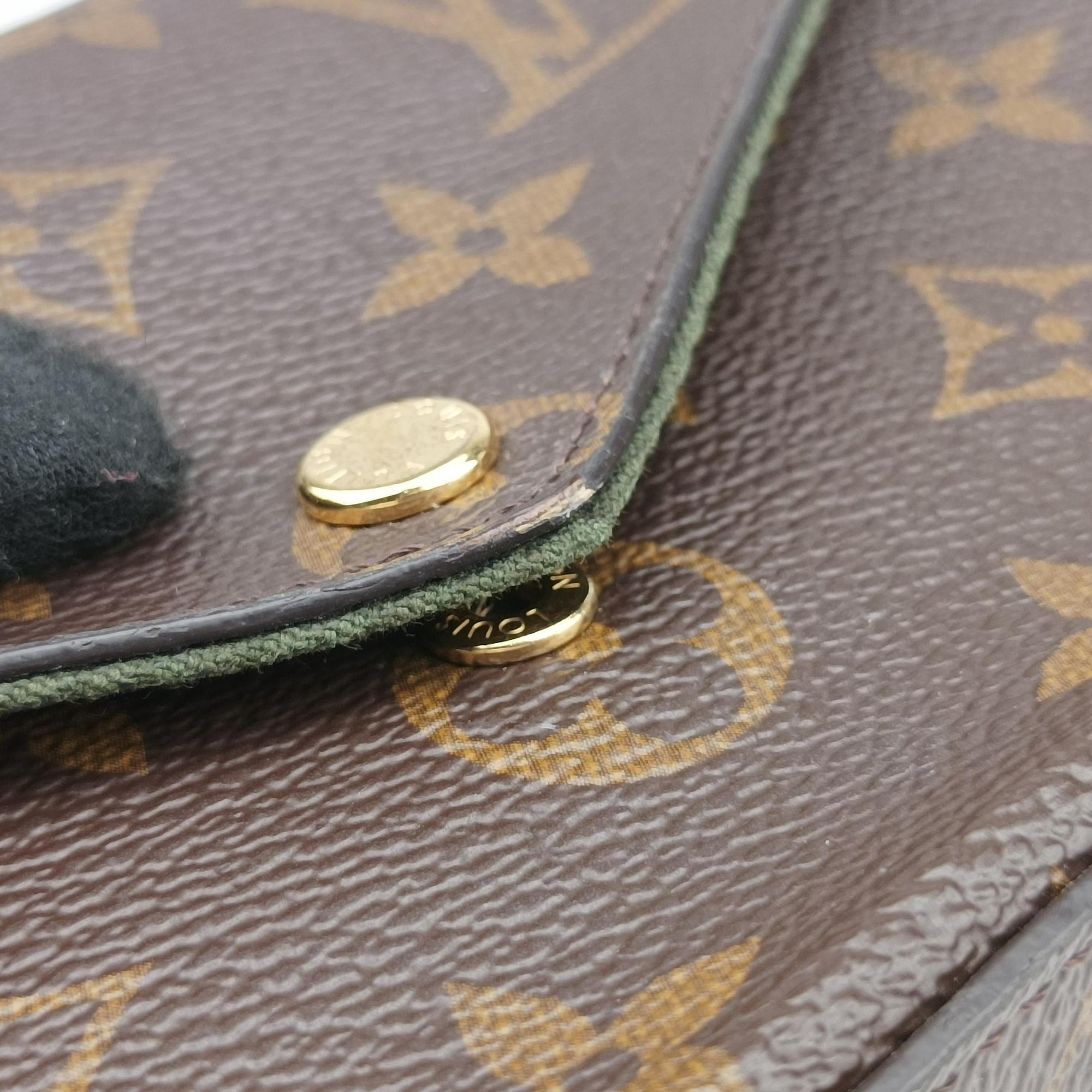 Pre-owned Louis Vuitton Multi Pochette FeLICIE Brown×KHAKI Monogram Canvas M80091 shoulderbag | stylenewstar