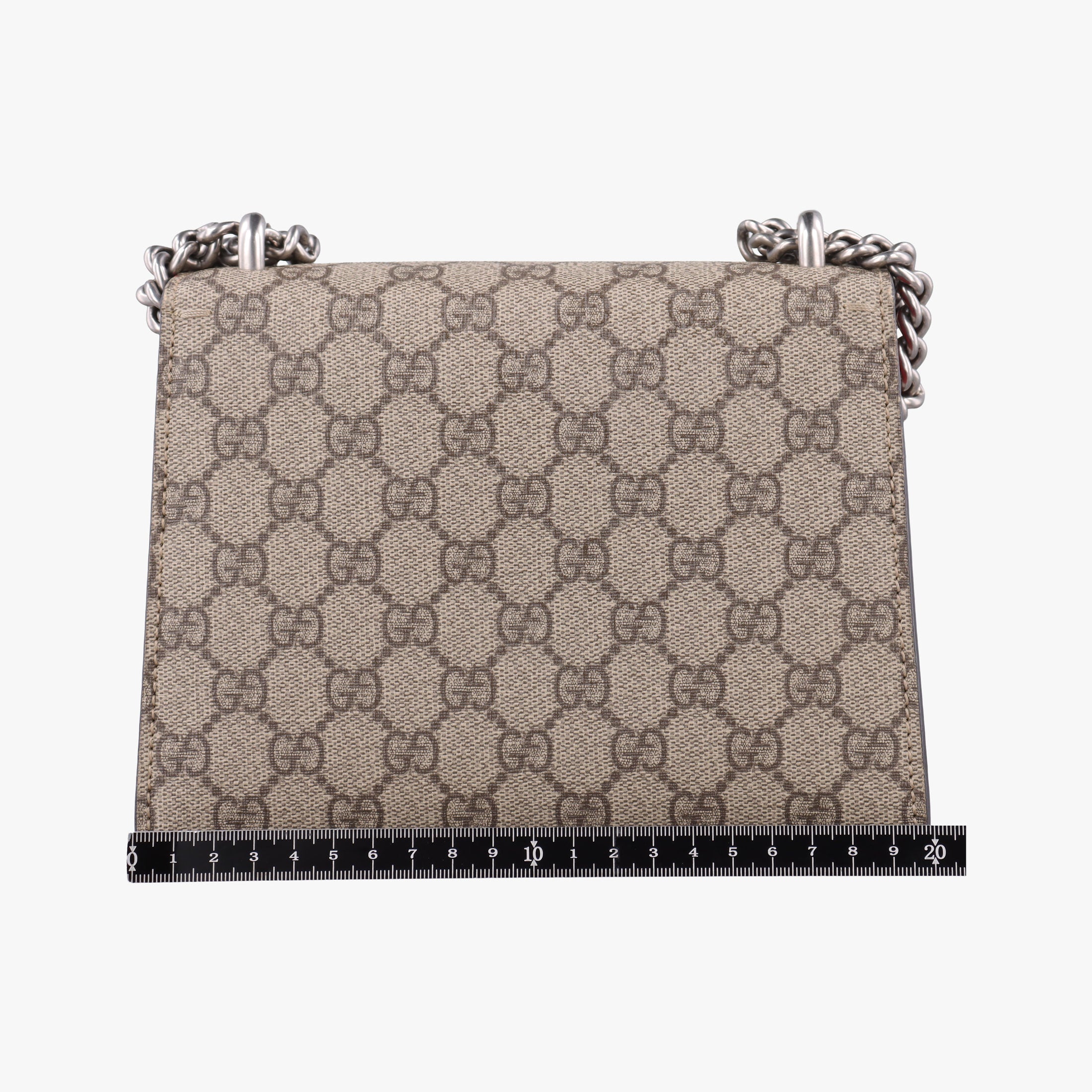 Secondhand Gucci Dionysus beige×red PVC coated canvas × suede 421970 shoulderbag | stylenewstar