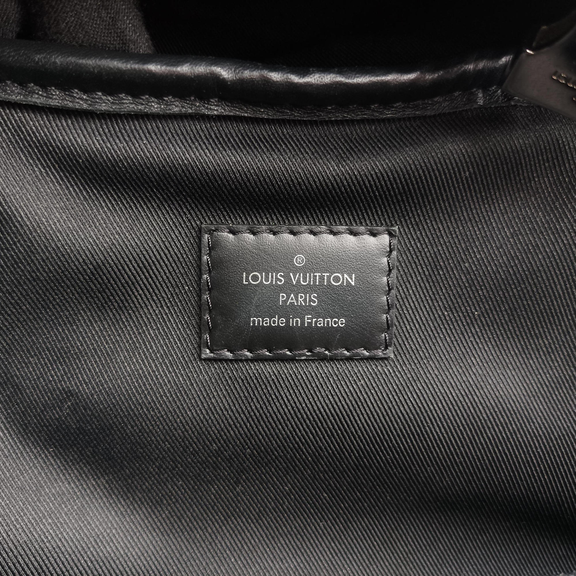 Pre-owned Louis Vuitton Zac Noir Damier Graphite N40005 backpack/rucksack | stylenewstar