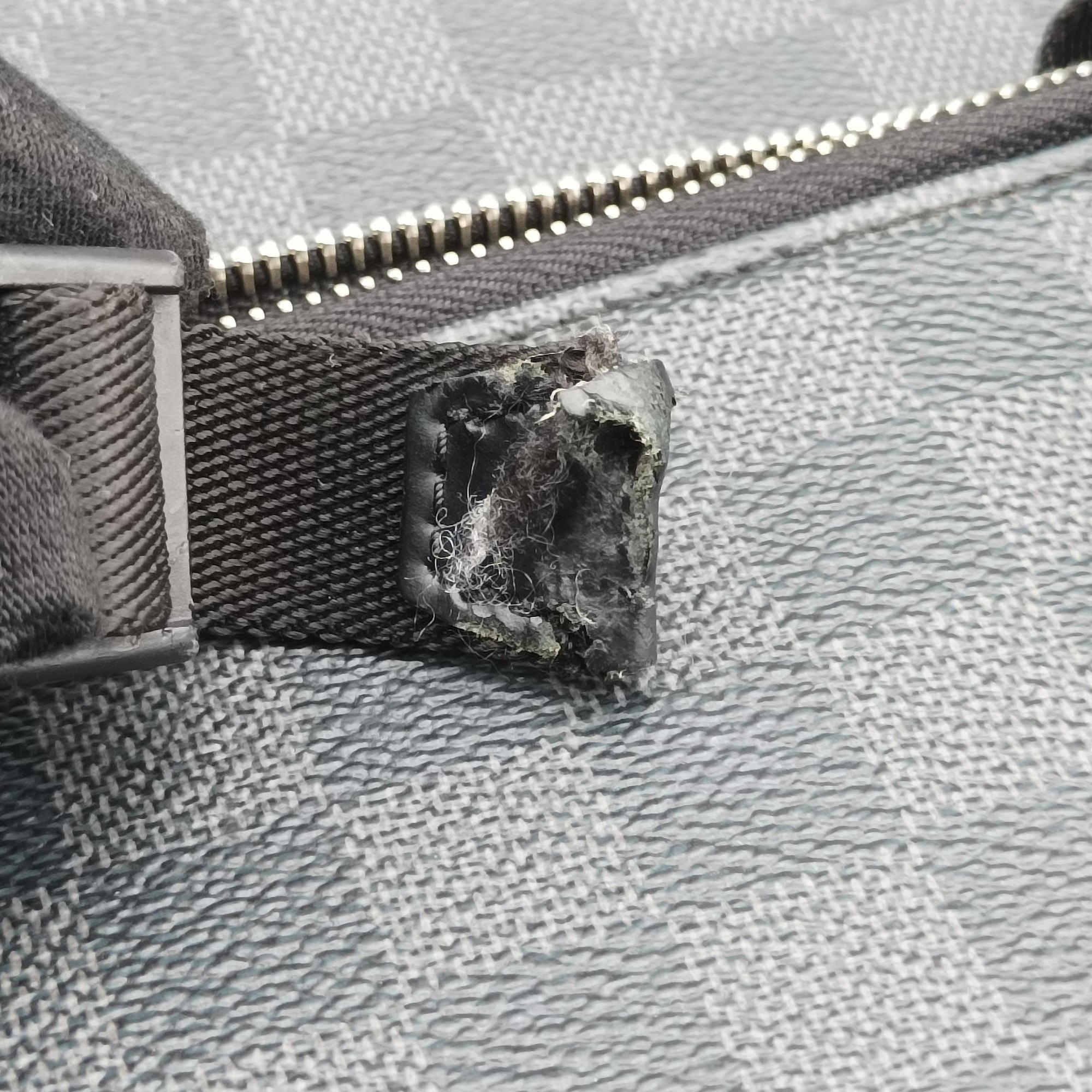 Pre-owned Louis Vuitton Zac Noir Damier Graphite N40005 backpack/rucksack | stylenewstar