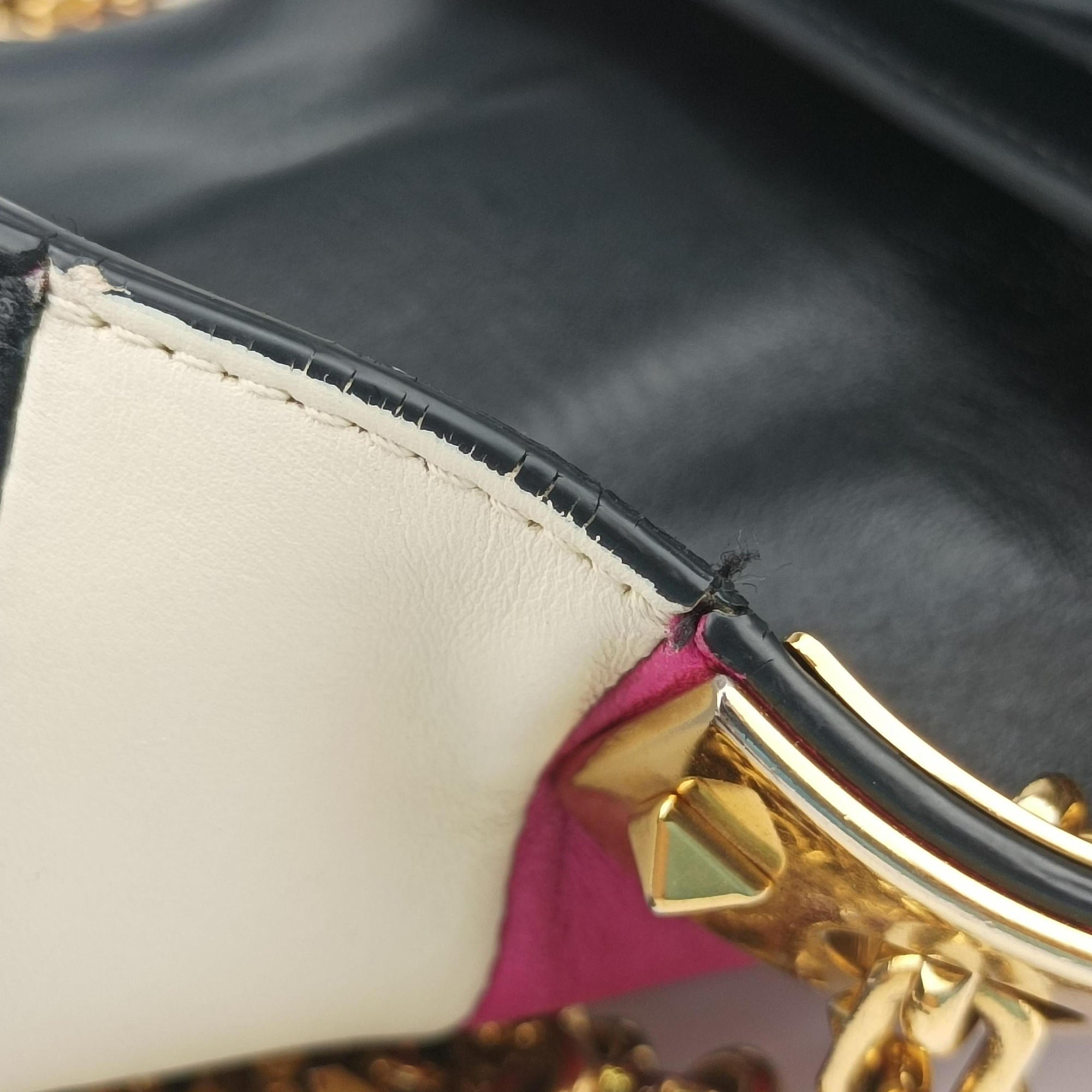 Pre-owned Valentino B-Rockstud Multicolour leather  shoulderbag | stylenewstar