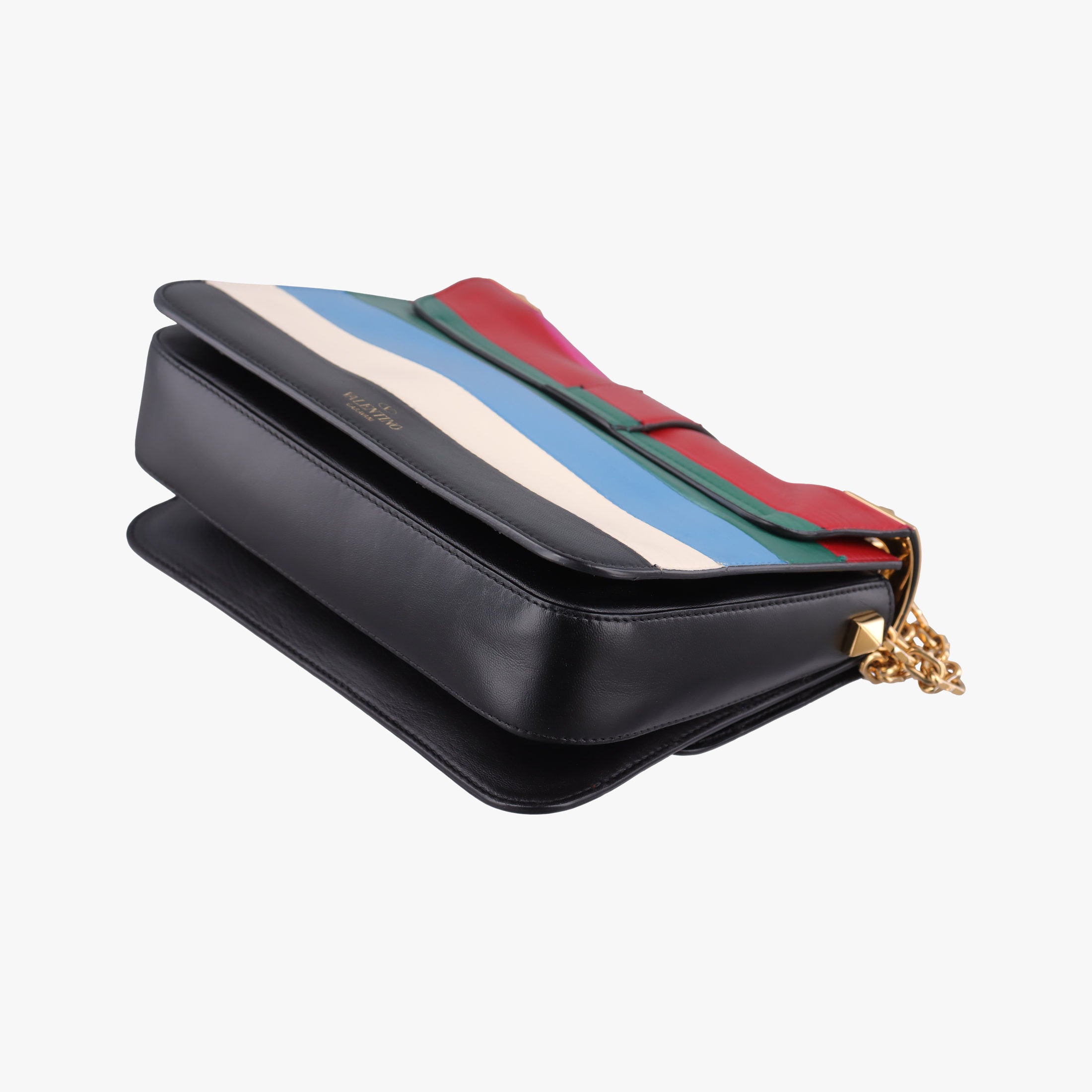 Pre-owned Valentino B-Rockstud Multicolour leather  shoulderbag | stylenewstar