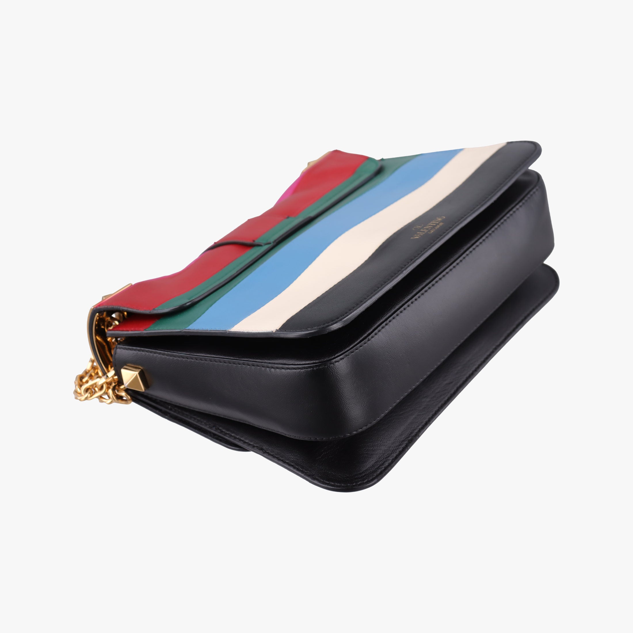 Pre-owned Valentino B-Rockstud Multicolour leather  shoulderbag | stylenewstar