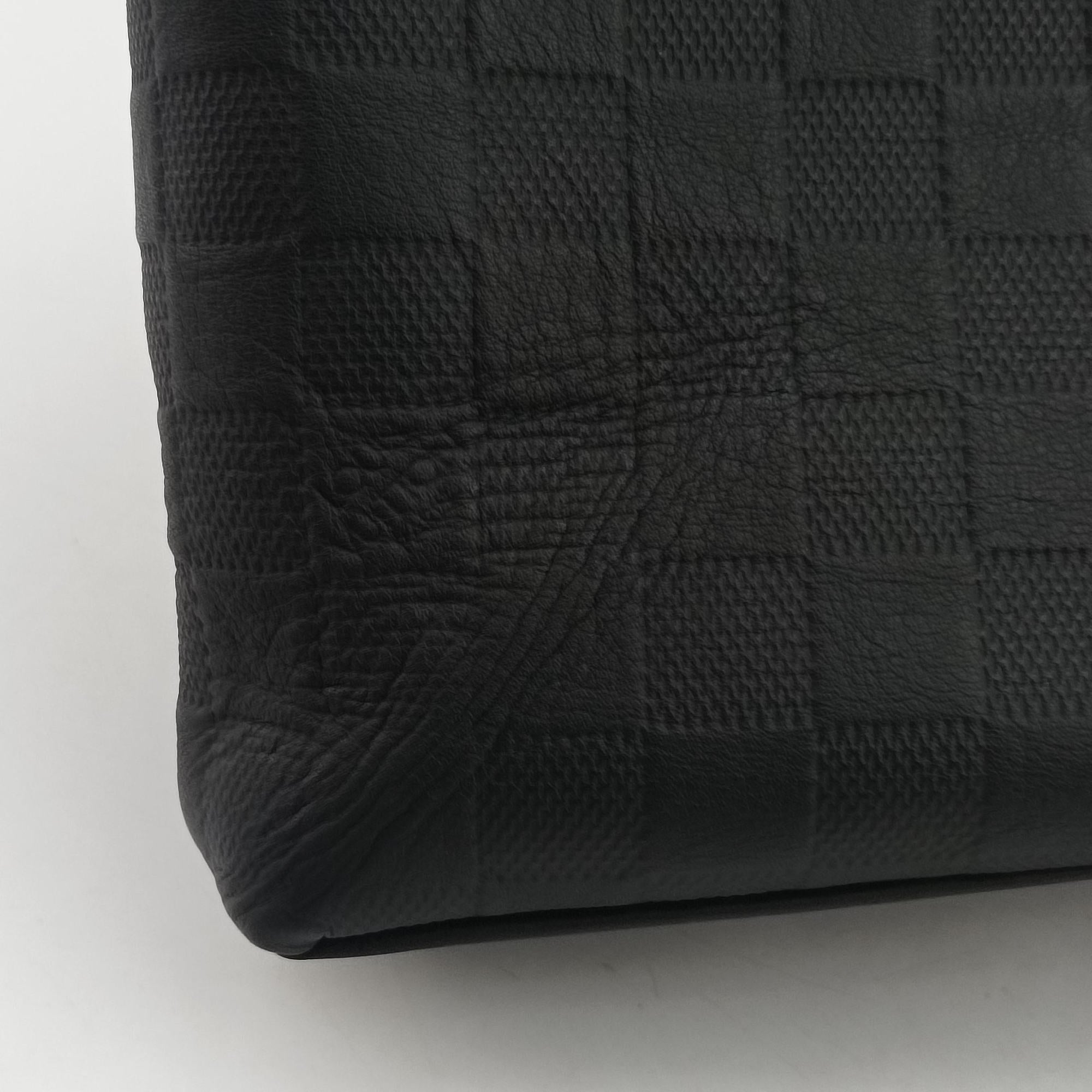Pre-owned Louis Vuitton Porte Documents Jour Noir Damier Graphite N48224 handbag | stylenewstar