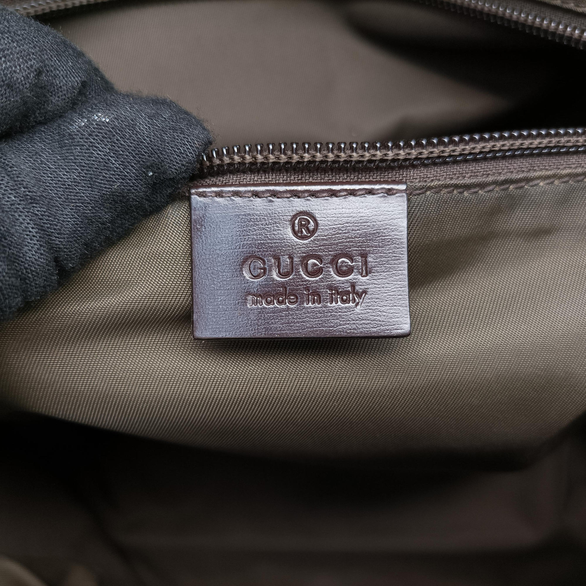 Pre-owned Gucci messenger Beige × brown GG canvas×Leather 222291 shoulderbag | stylenewstar