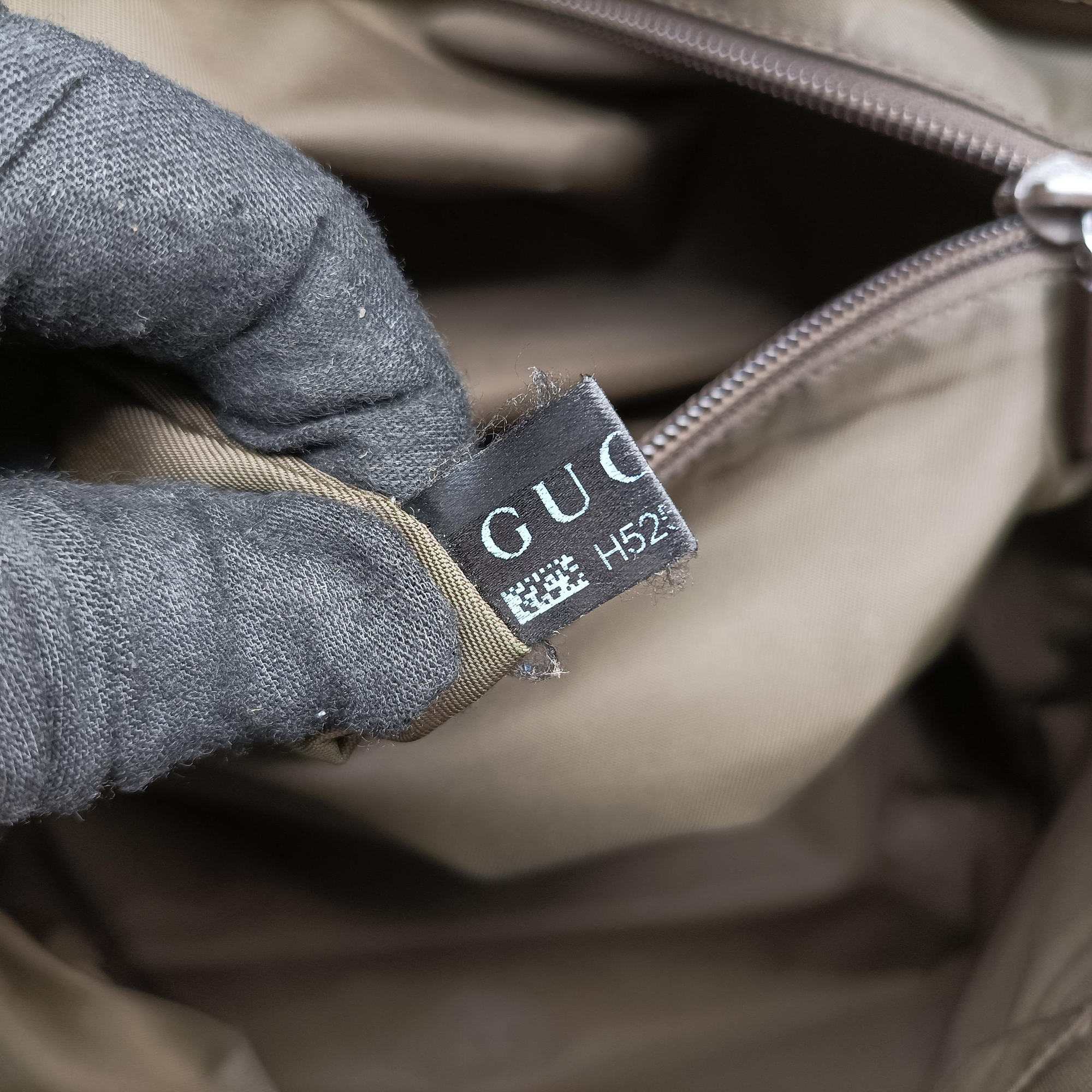 Pre-owned Gucci messenger Beige × brown GG canvas×Leather 222291 shoulderbag | stylenewstar