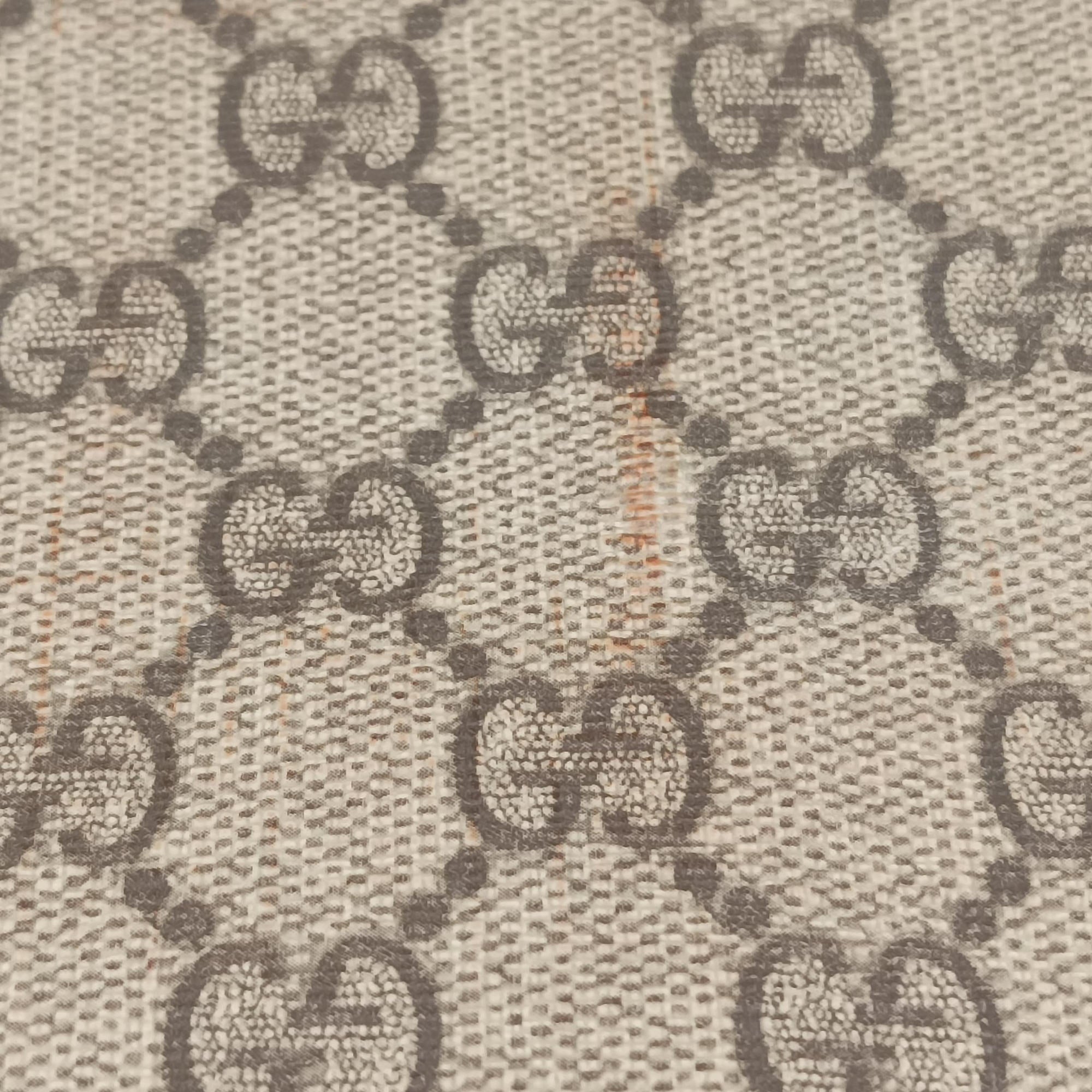 Pre-owned Gucci messenger Beige × brown GG canvas×Leather 222291 shoulderbag | stylenewstar