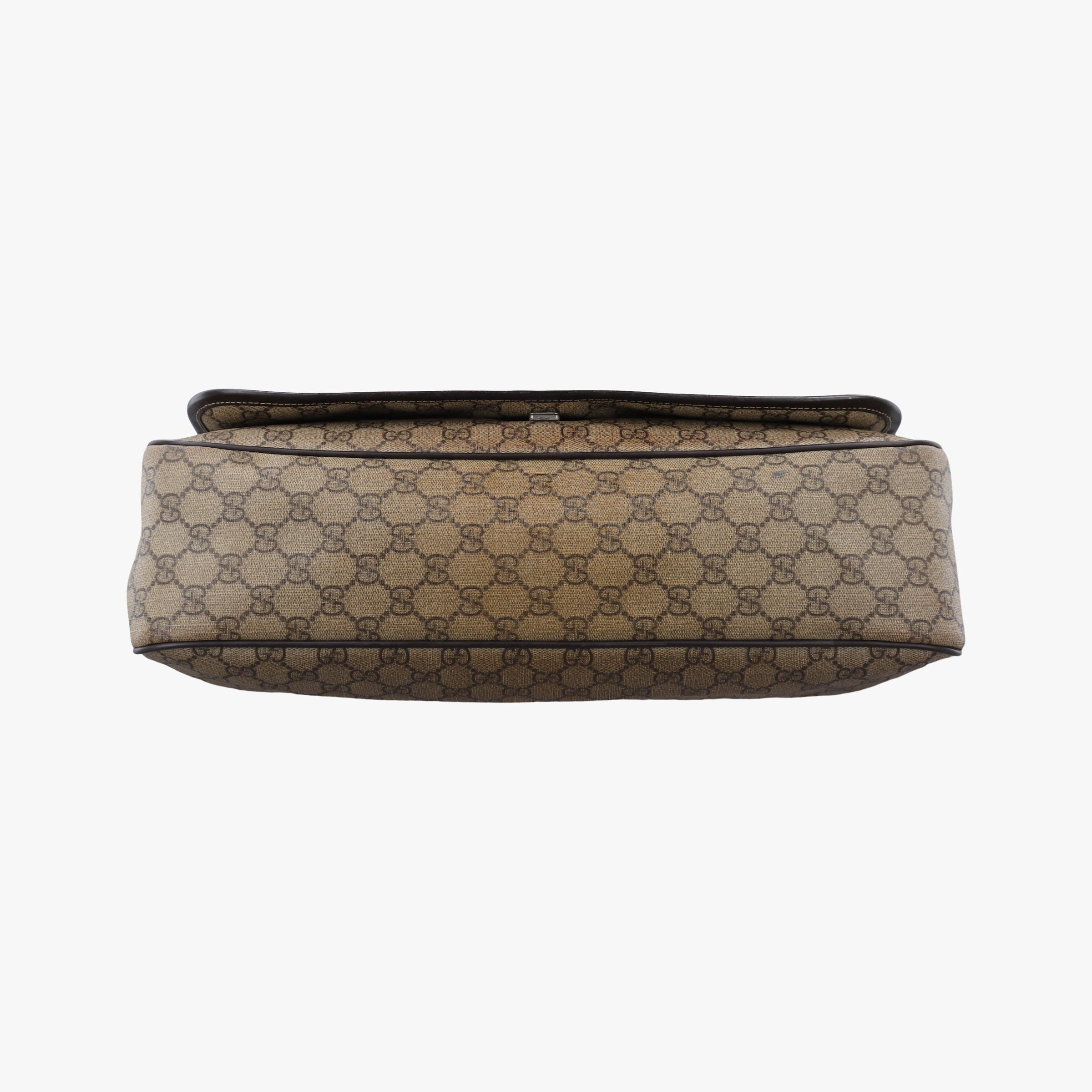 Pre-owned Gucci messenger Beige × brown GG canvas×Leather 222291 shoulderbag | stylenewstar
