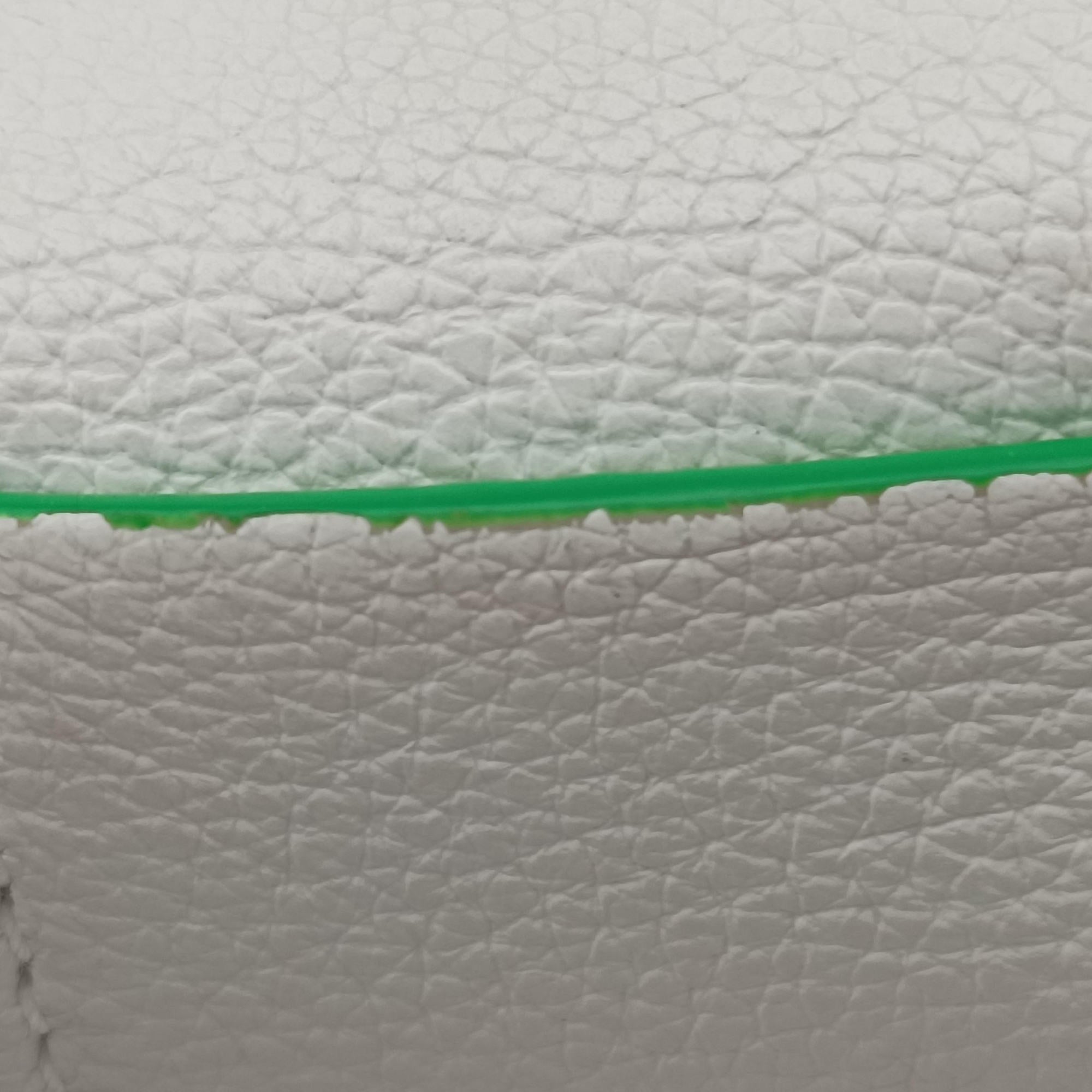 Pre-owned Bottega Veneta candy cassette White×green Leather  shoulderbag | stylenewstar
