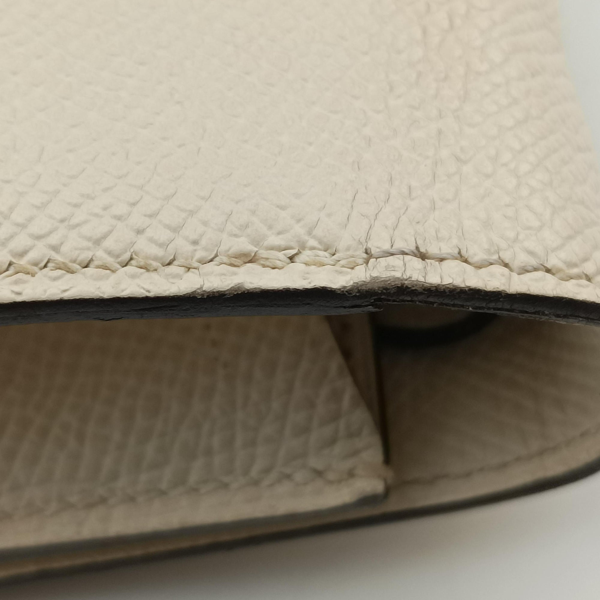 Vintage Hermes Clic 16 Nata Epsom Calfskin  shoulderbag | stylenewstar