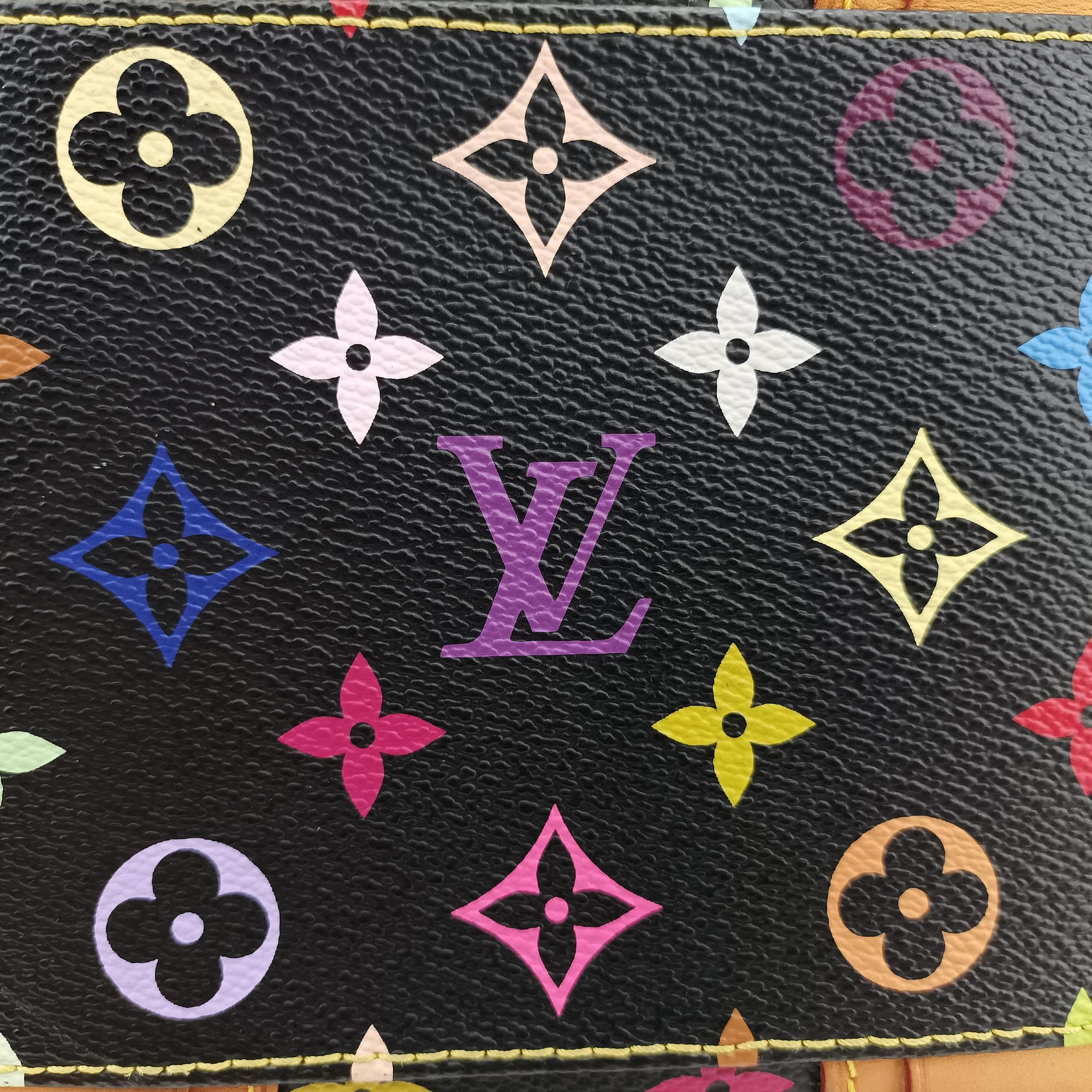 Pre-owned Louis Vuitton COURTNEY MM Noir Monogram Multicolor M45642 shoulderbag | stylenewstar