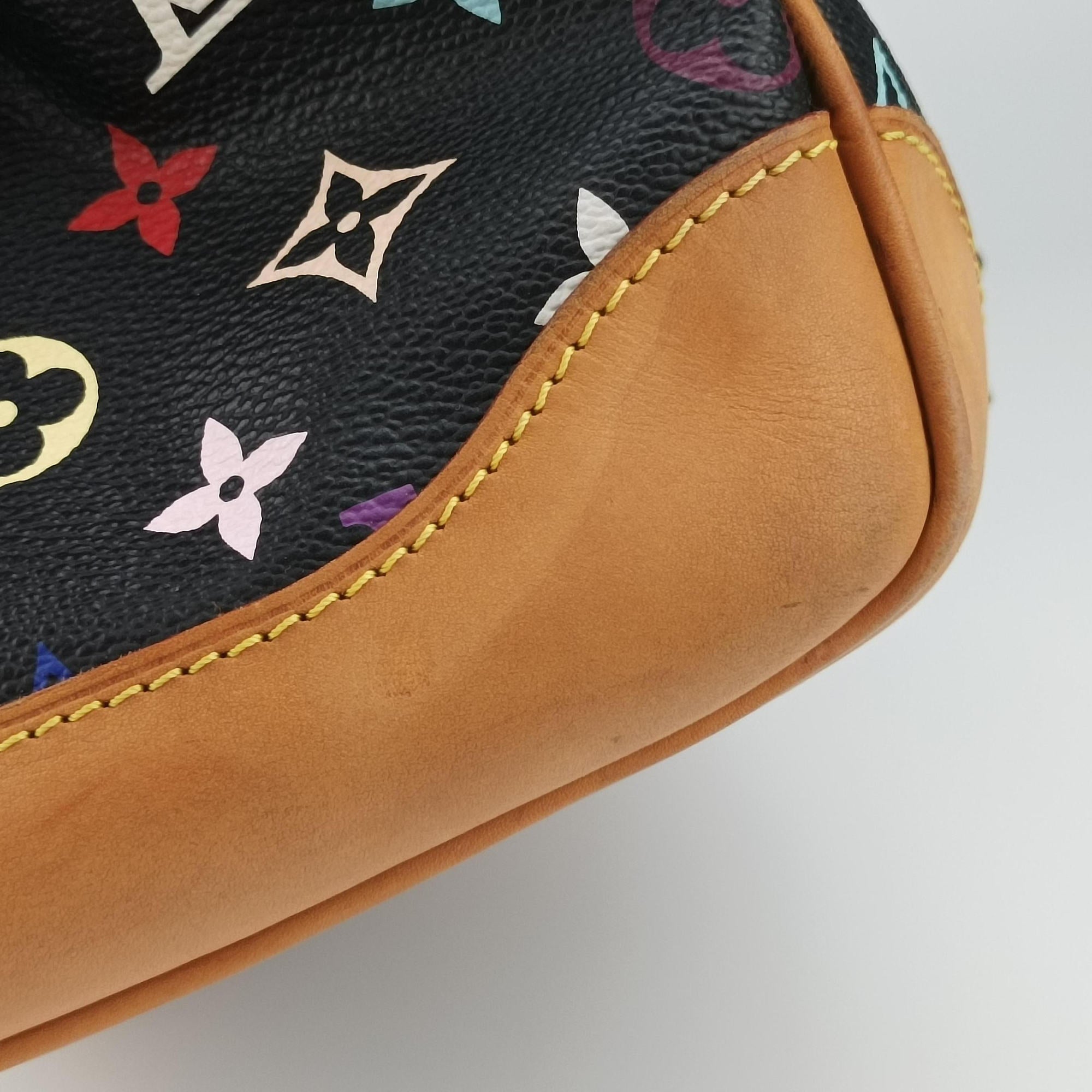 Pre-owned Louis Vuitton COURTNEY MM Noir Monogram Multicolor M45642 shoulderbag | stylenewstar