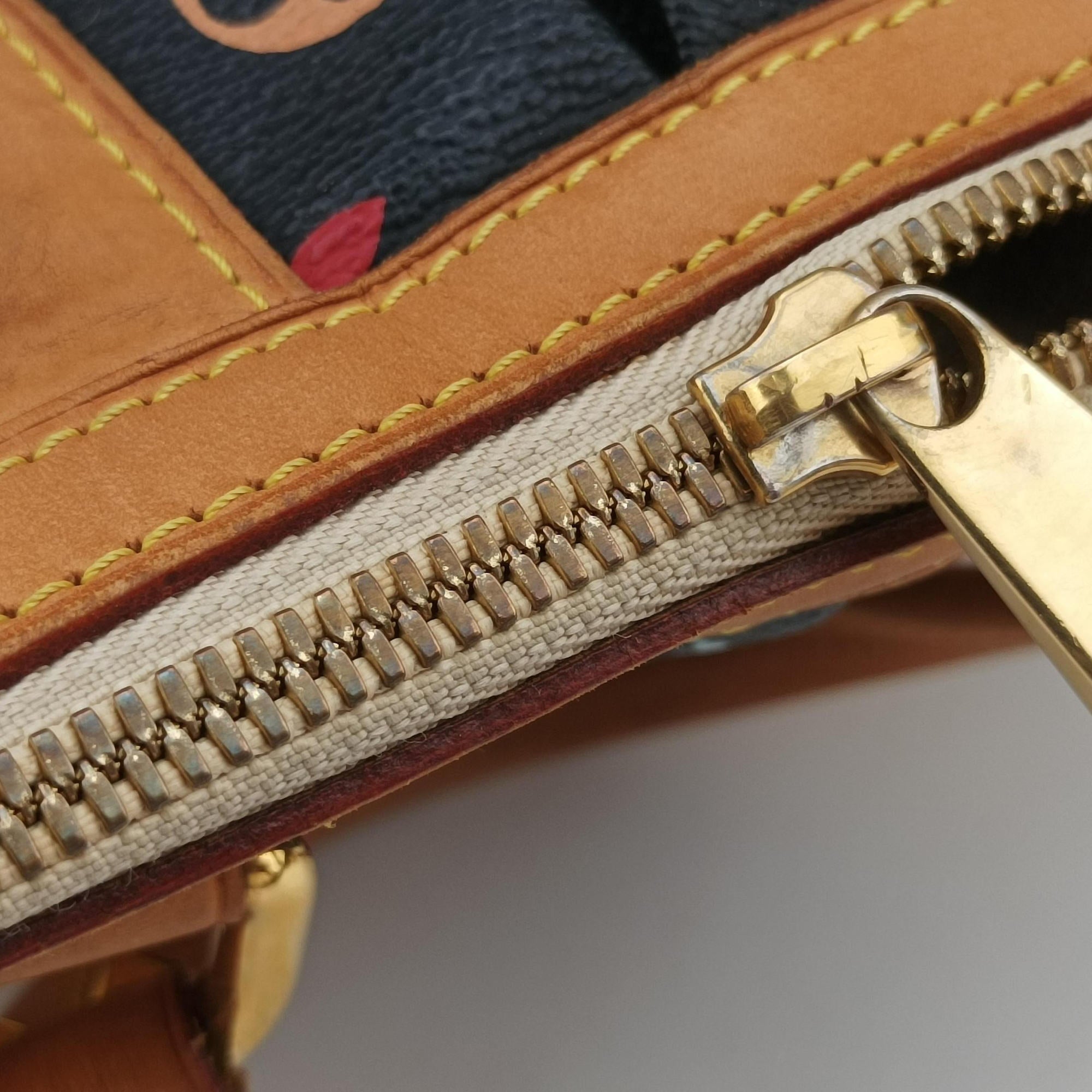 Pre-owned Louis Vuitton COURTNEY MM Noir Monogram Multicolor M45642 shoulderbag | stylenewstar
