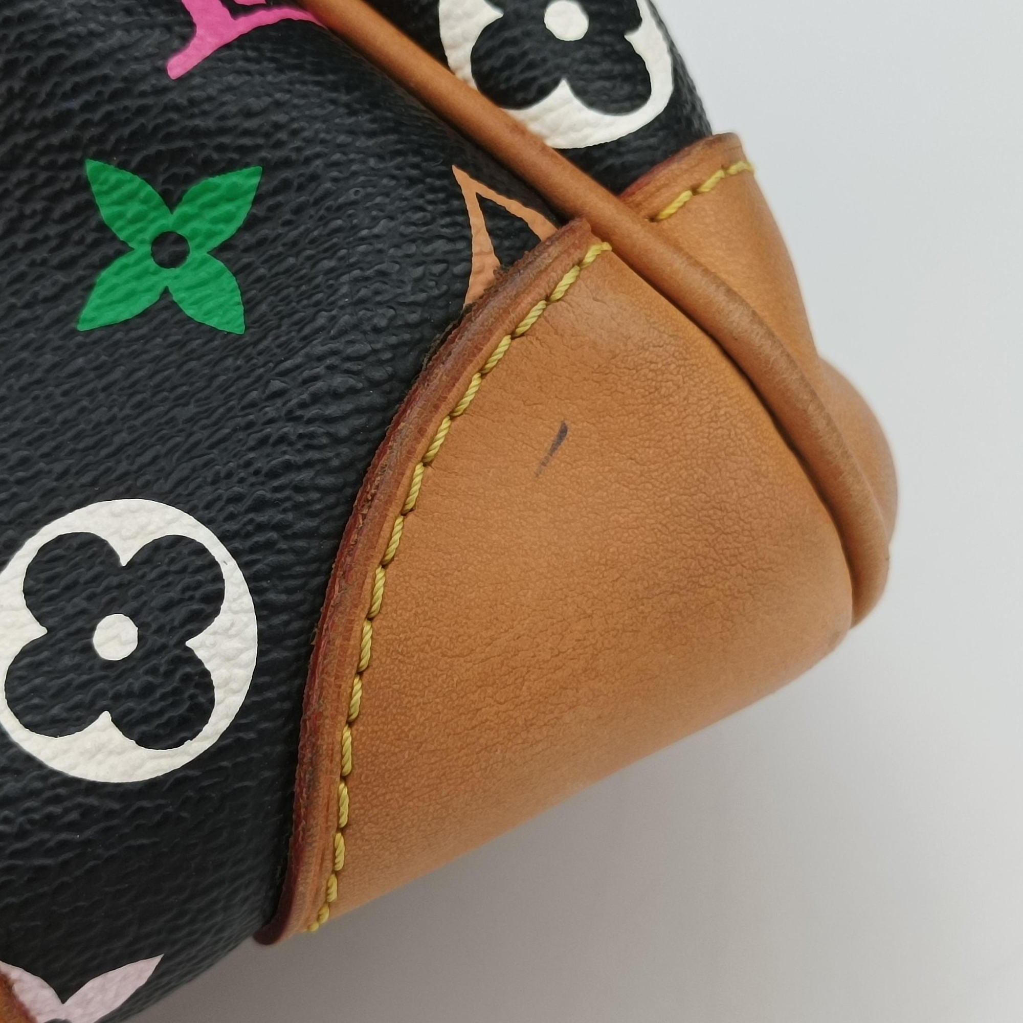 Pre-owned Louis Vuitton COURTNEY MM Noir Monogram Multicolor M45642 shoulderbag | stylenewstar
