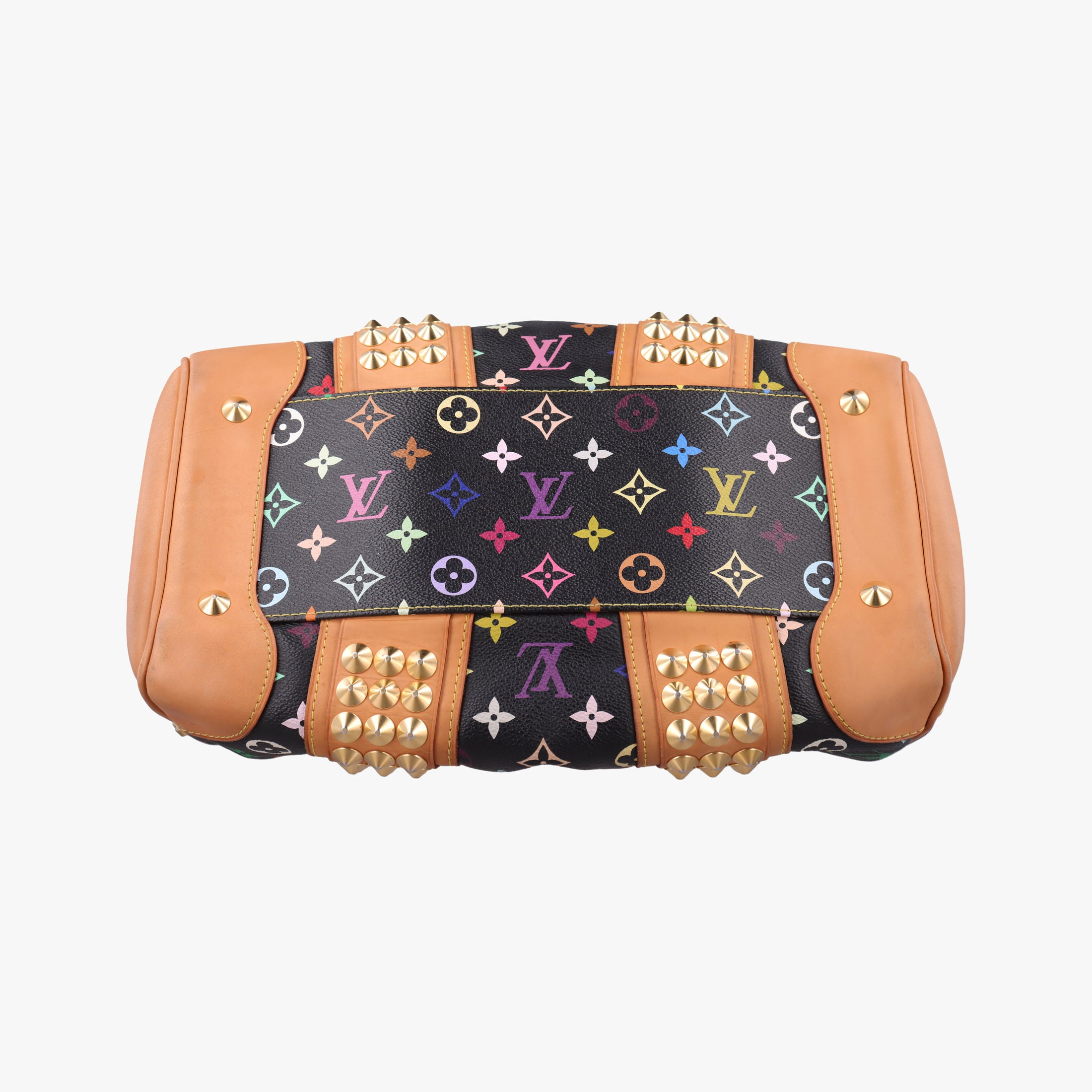 Pre-owned Louis Vuitton COURTNEY MM Noir Monogram Multicolor M45642 shoulderbag | stylenewstar