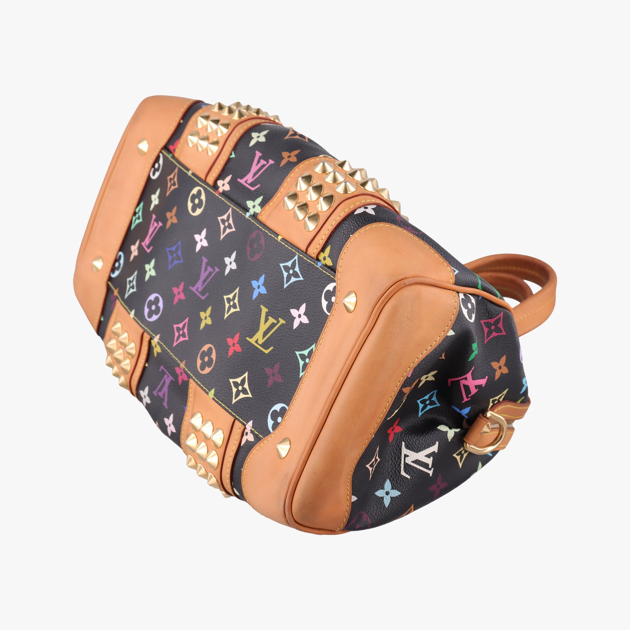 Pre-owned Louis Vuitton COURTNEY MM Noir Monogram Multicolor M45642 shoulderbag | stylenewstar
