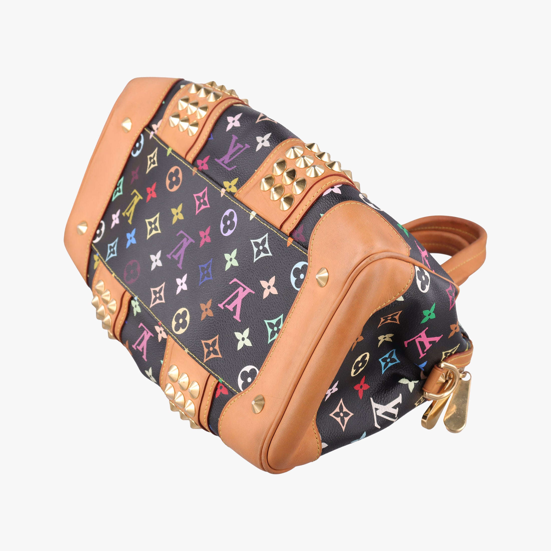 Pre-owned Louis Vuitton COURTNEY MM Noir Monogram Multicolor M45642 shoulderbag | stylenewstar