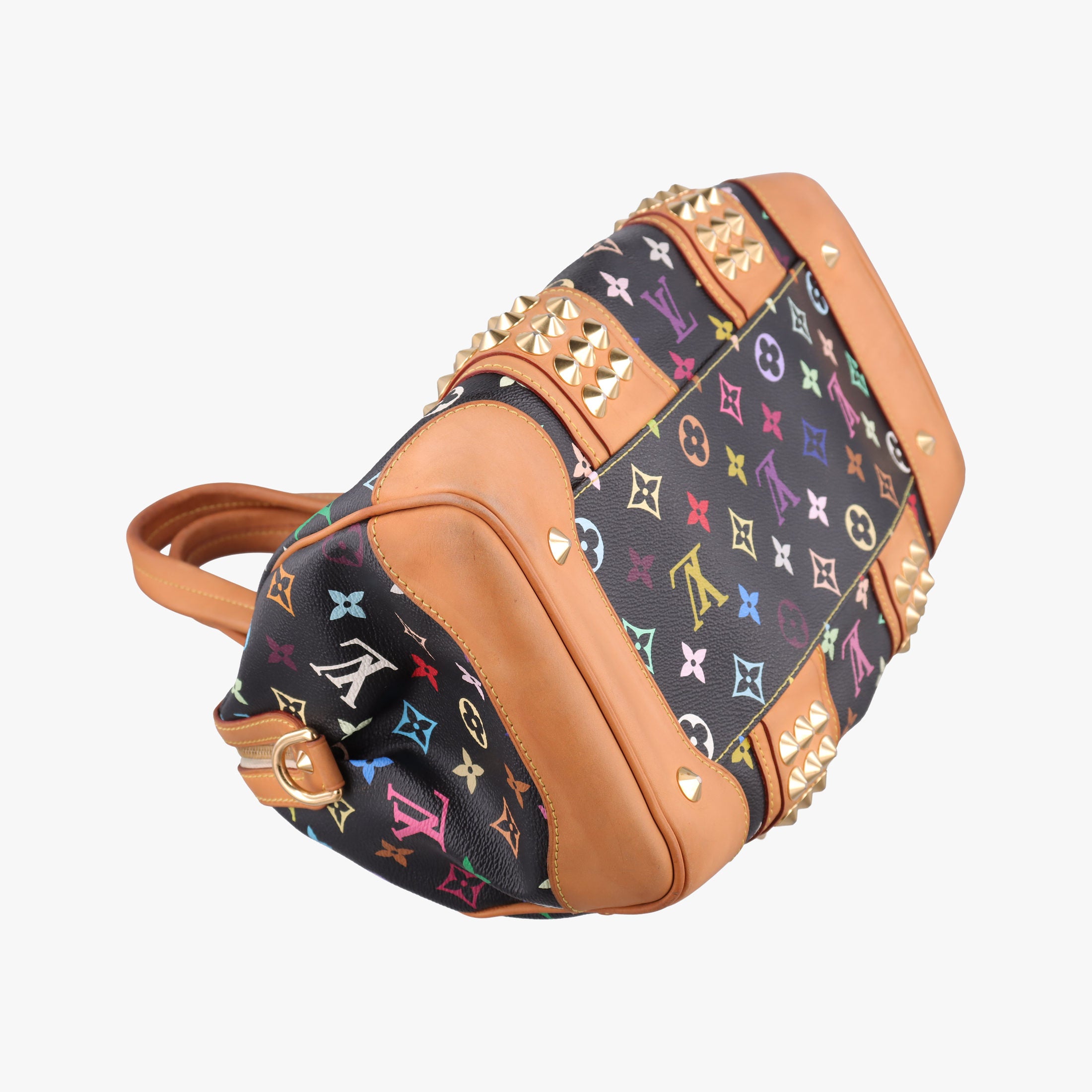 Pre-owned Louis Vuitton COURTNEY MM Noir Monogram Multicolor M45642 shoulderbag | stylenewstar
