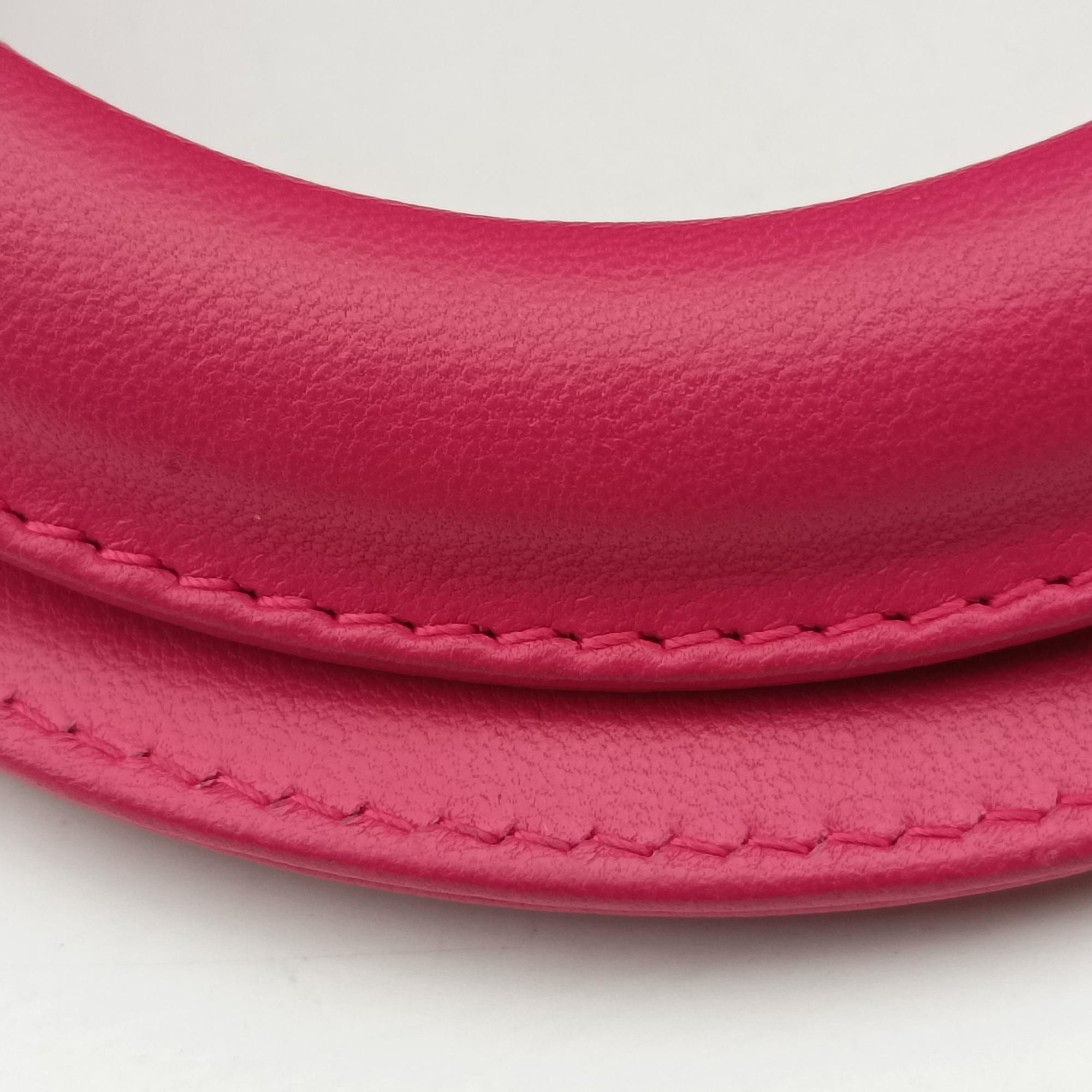 Pre-owned Christian Dior Lady Dior Rose lambskin  shoulderbag | stylenewstar