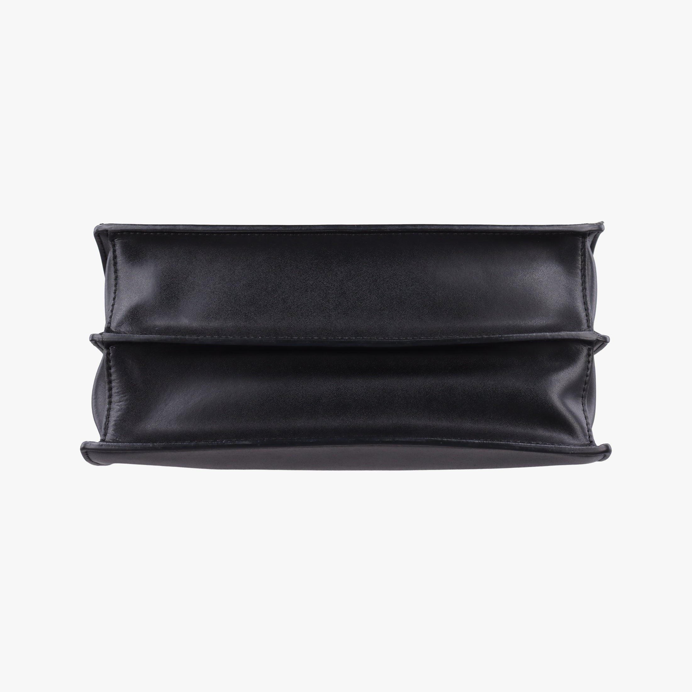 Pre-owned Fendi Monster Kan I Black Leather 8BT203 shoulderbag | stylenewstar