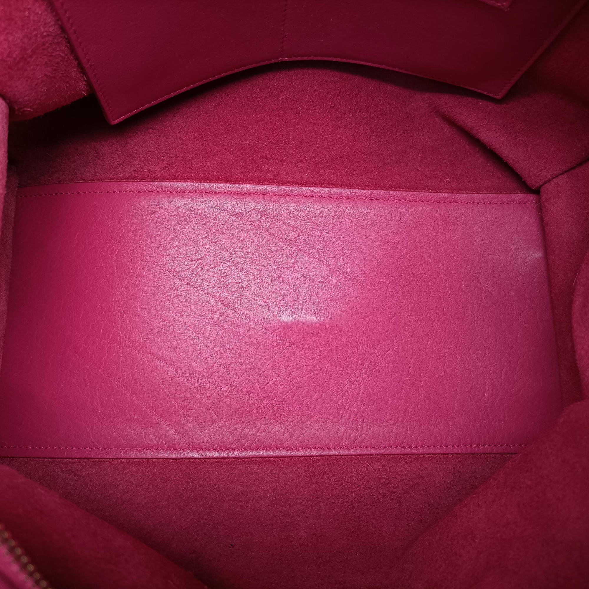 Pre-owned Yves Saint Laurent Y Ligne Petit Cabas Rose Leather 311210 shoulderbag | stylenewstar