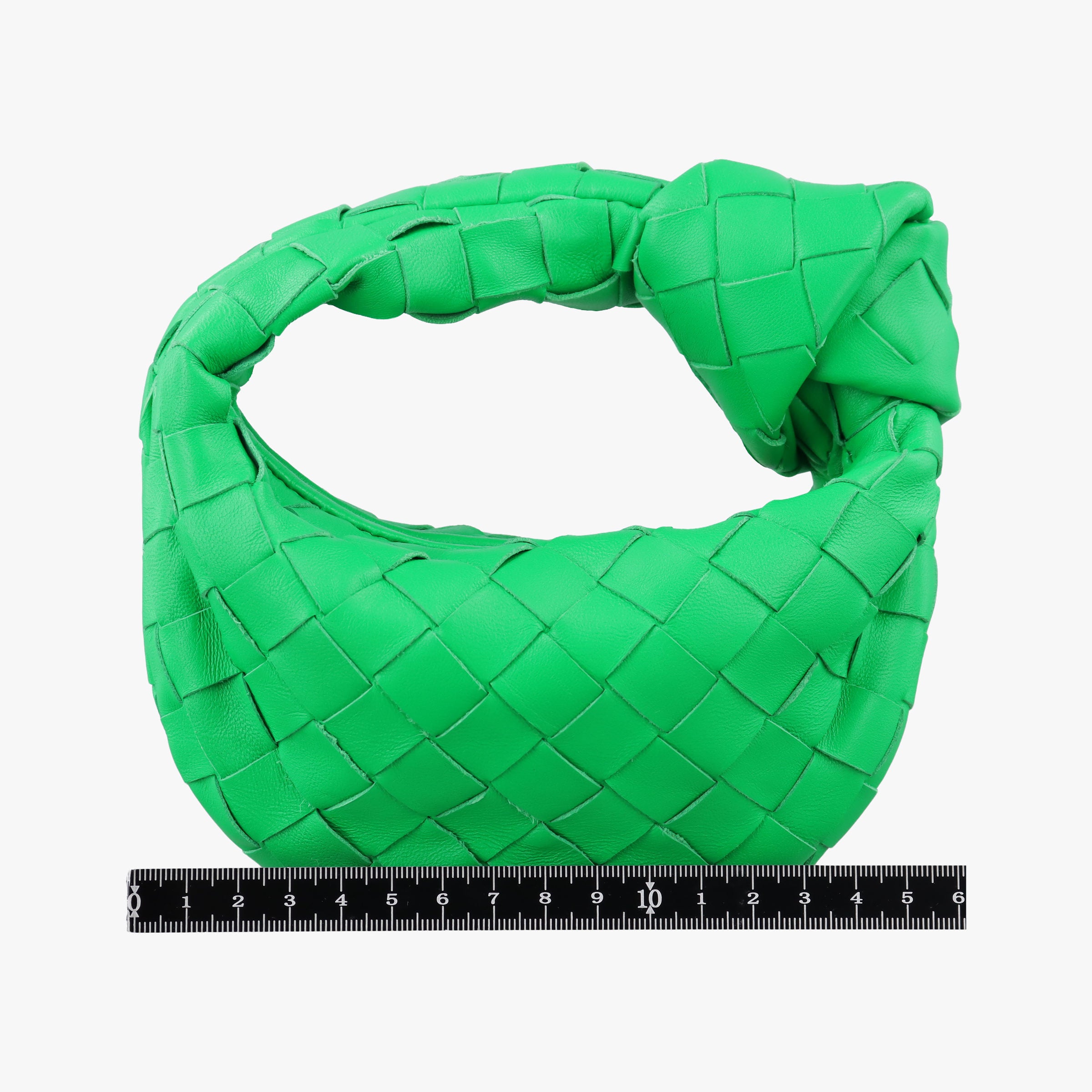 Secondhand Bottega Veneta The Jodie Green lambskin  handbag | stylenewstar