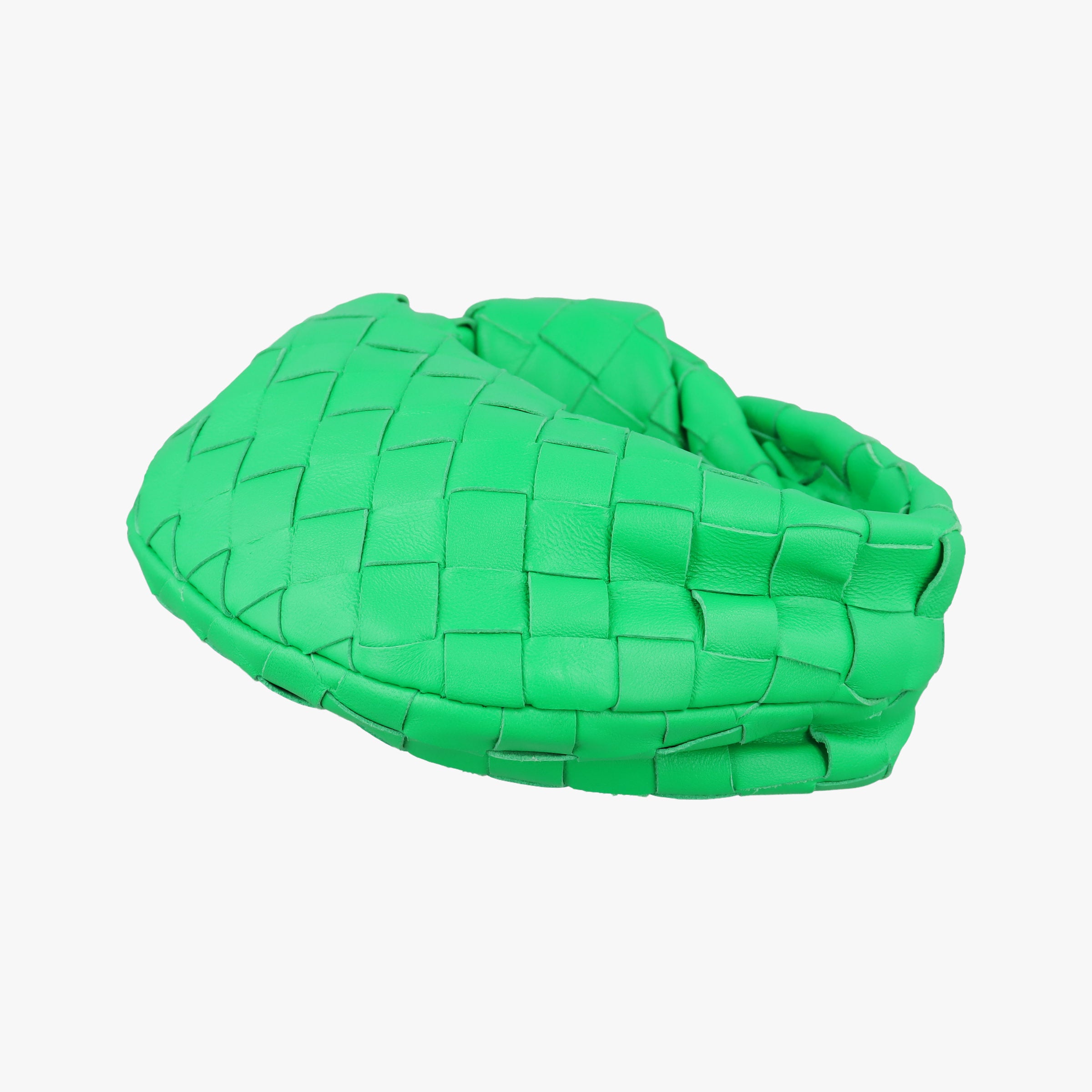 Secondhand Bottega Veneta The Jodie Green lambskin  handbag | stylenewstar