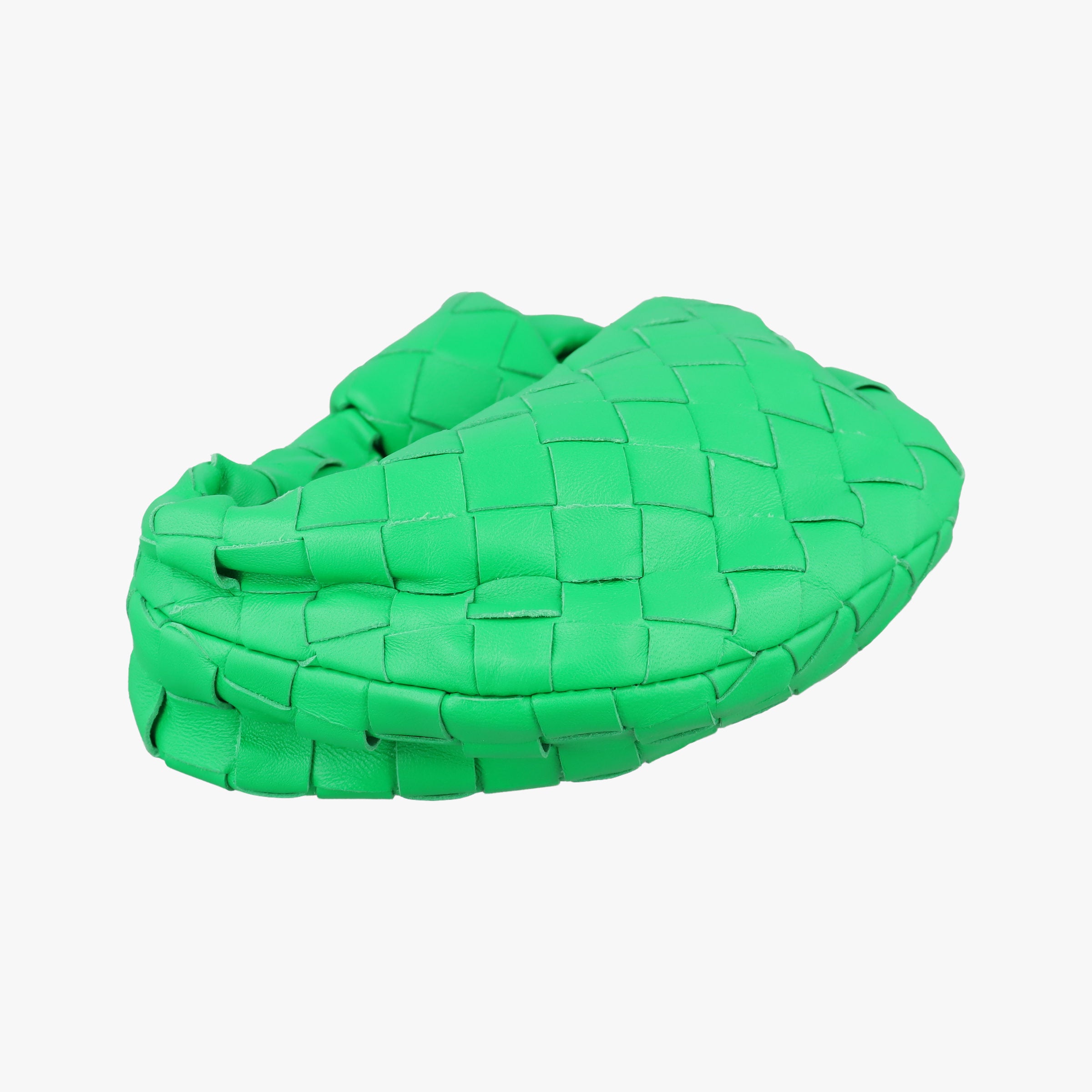 Secondhand Bottega Veneta The Jodie Green lambskin  handbag | stylenewstar