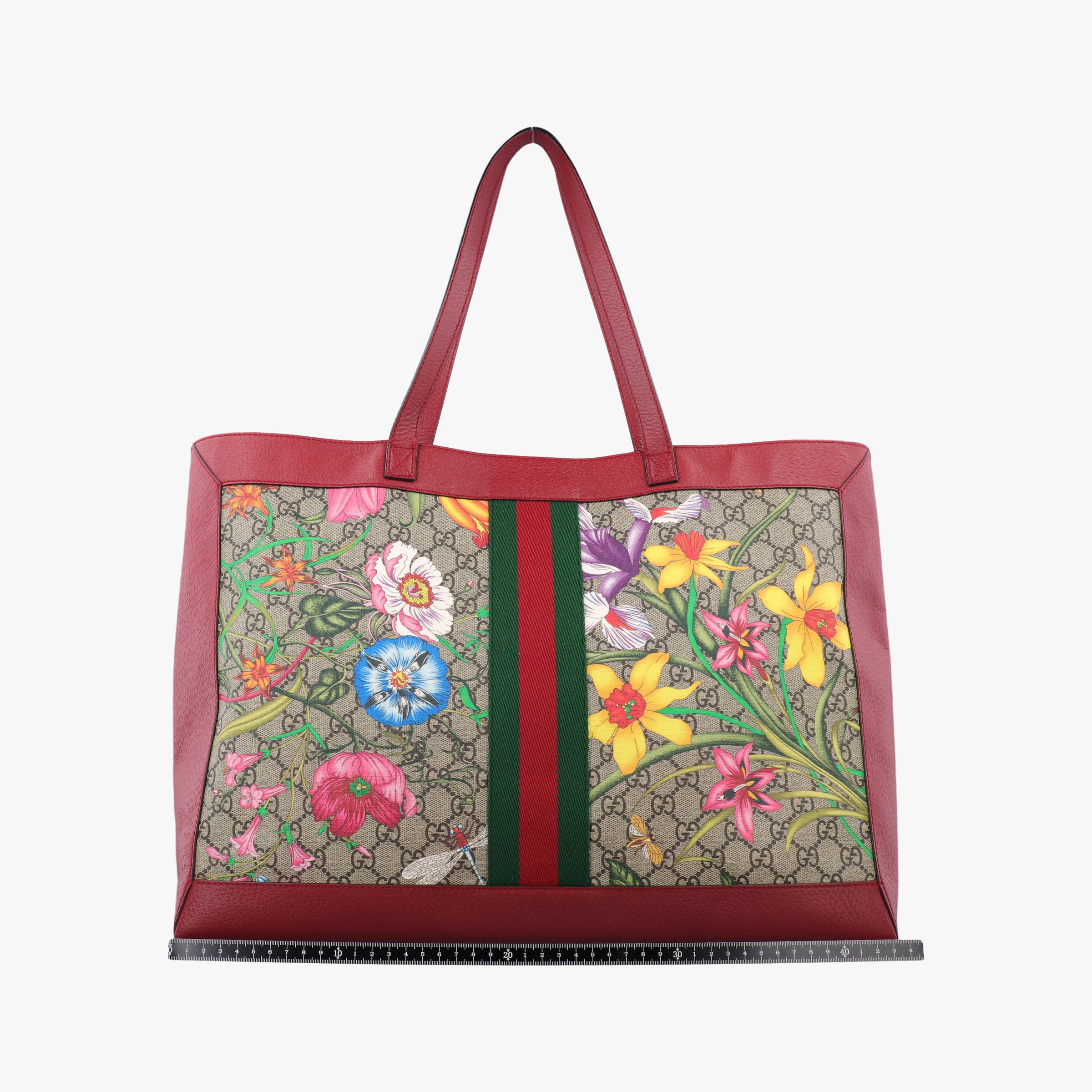 Pre-owned Gucci Ophidia Multicolour PVC coated canvas×leather 547947 shoulderbag | stylenewstar
