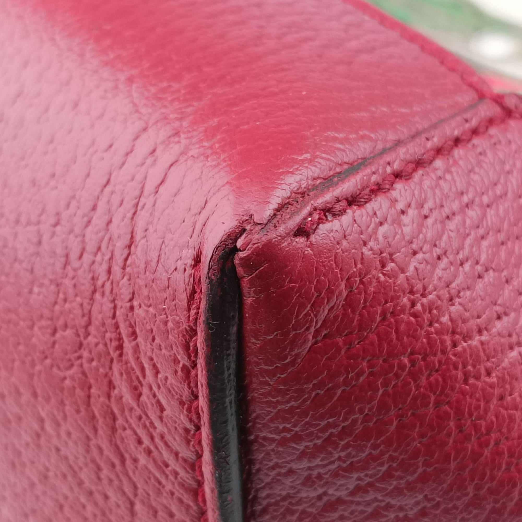 Pre-owned Gucci Ophidia Multicolour PVC coated canvas×leather 547947 shoulderbag | stylenewstar