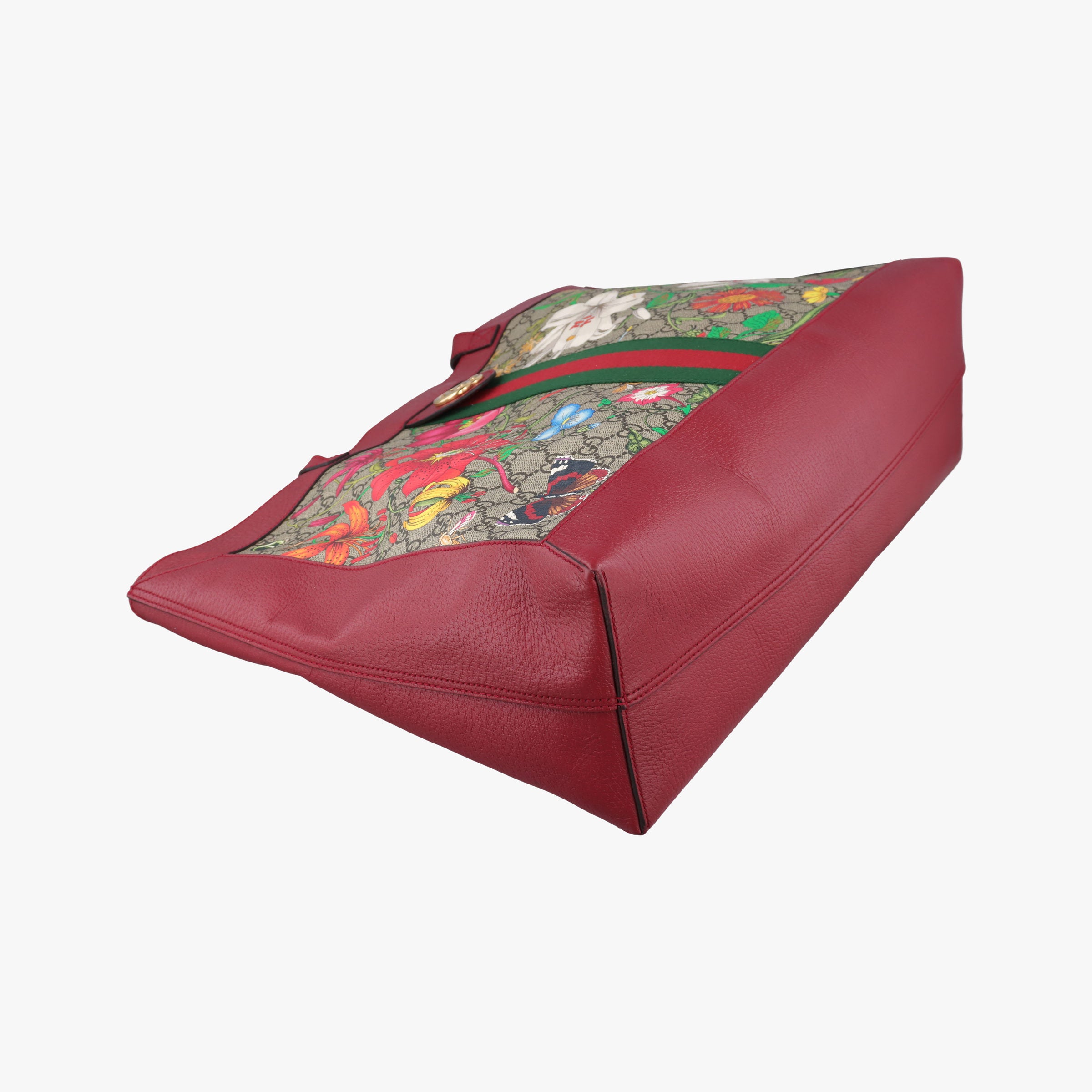 Pre-owned Gucci Ophidia Multicolour PVC coated canvas×leather 547947 shoulderbag | stylenewstar