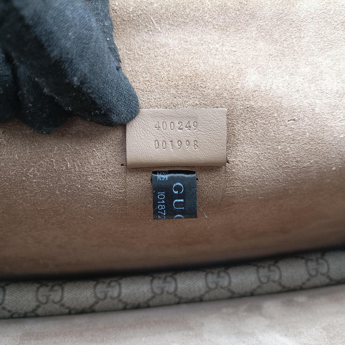 Pre-owned Gucci Dionysus Beige×Brown PVC coated canvas × suede 400249 shoulderbag | stylenewstar