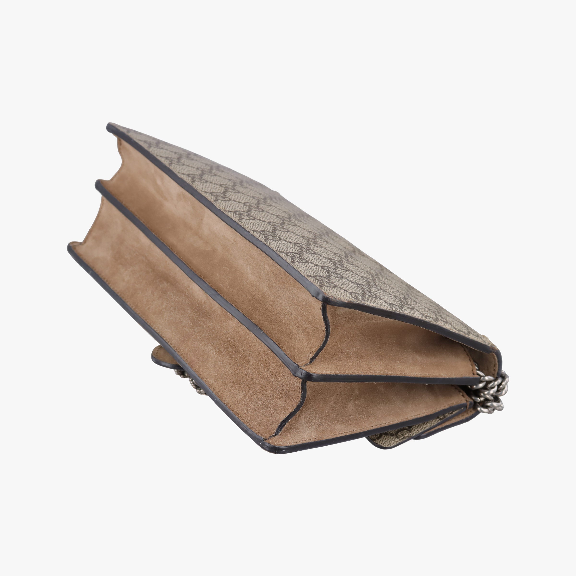 Pre-owned Gucci Dionysus Beige×Brown PVC coated canvas × suede 400249 shoulderbag | stylenewstar
