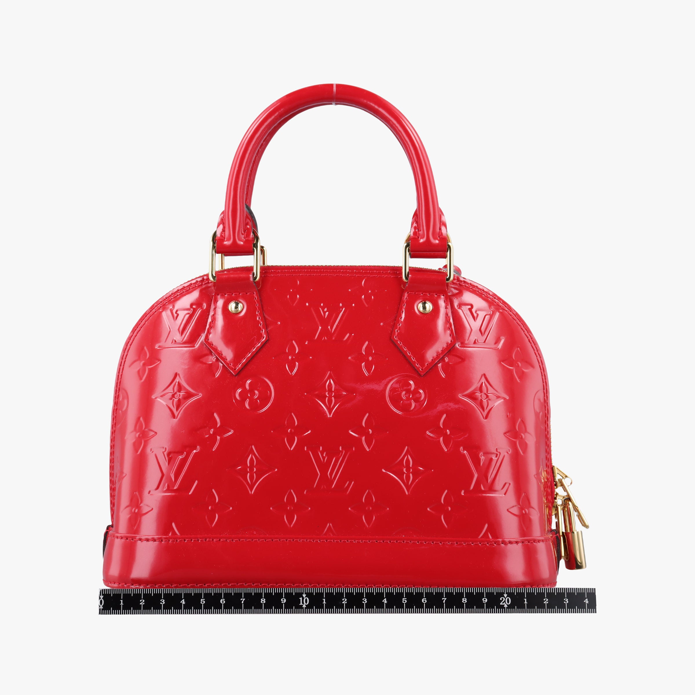 Vintage Louis Vuitton Alma BB CERISE Vernis M90174 shoulderbag | stylenewstar