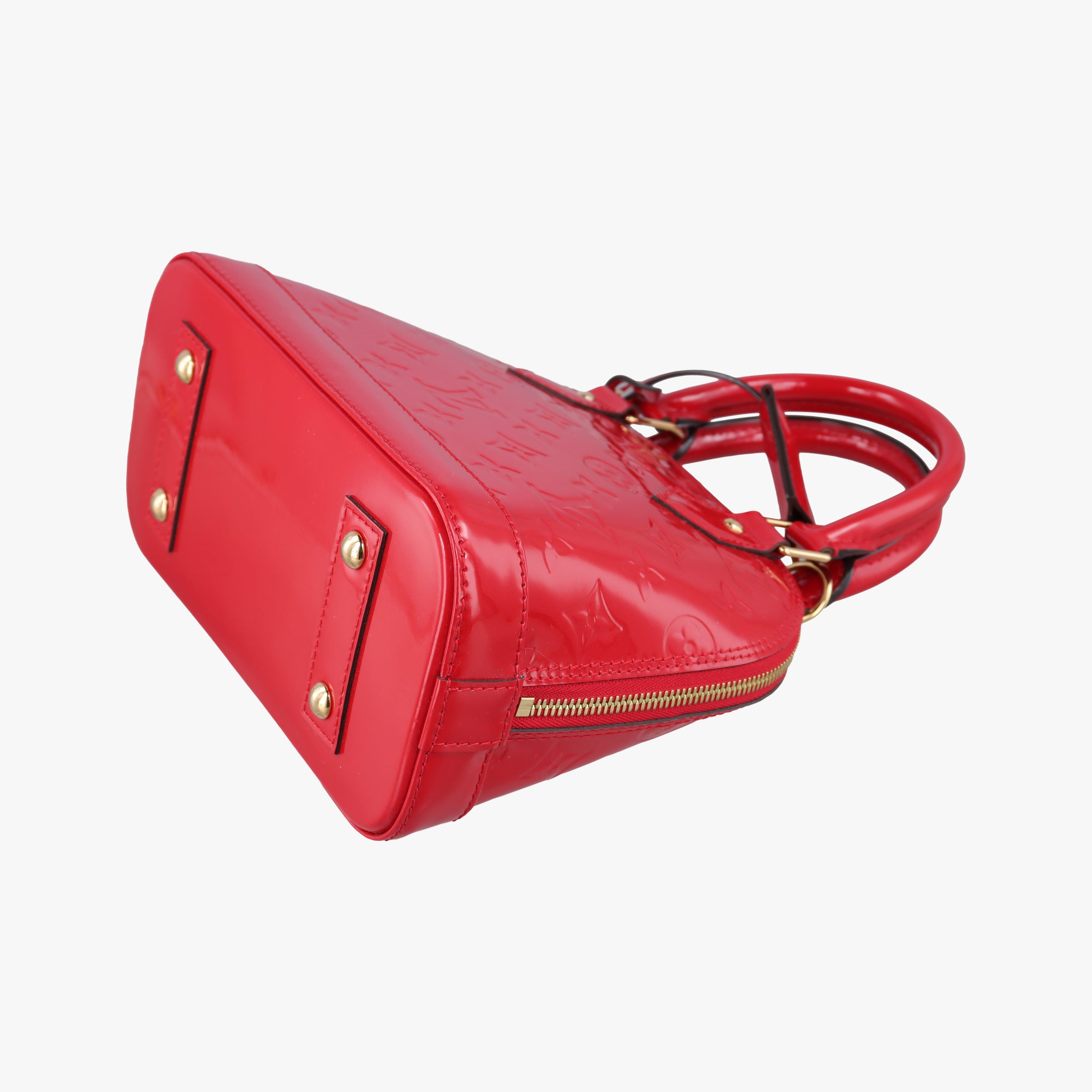 Vintage Louis Vuitton Alma BB CERISE Vernis M90174 shoulderbag | stylenewstar