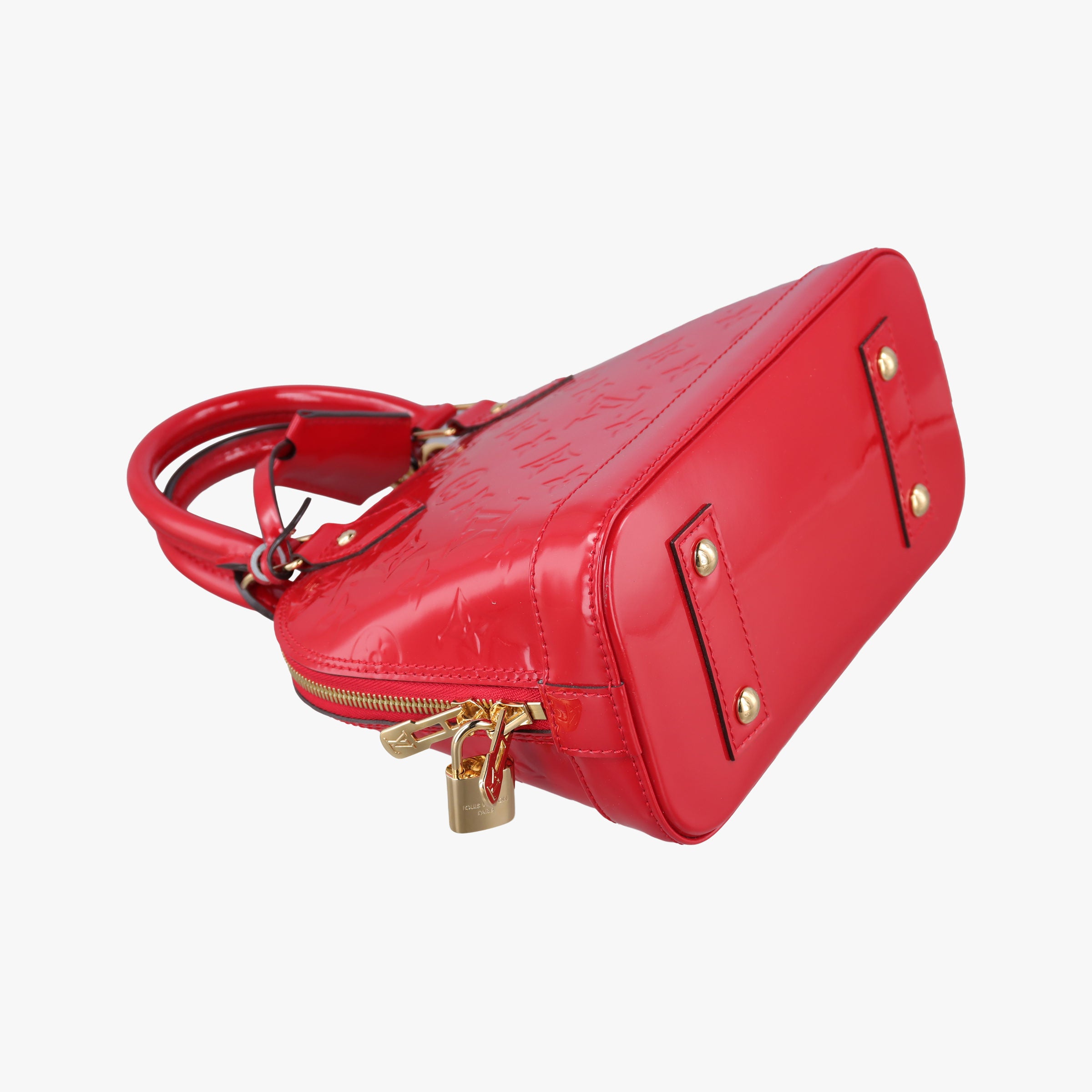 Vintage Louis Vuitton Alma BB CERISE Vernis M90174 shoulderbag | stylenewstar