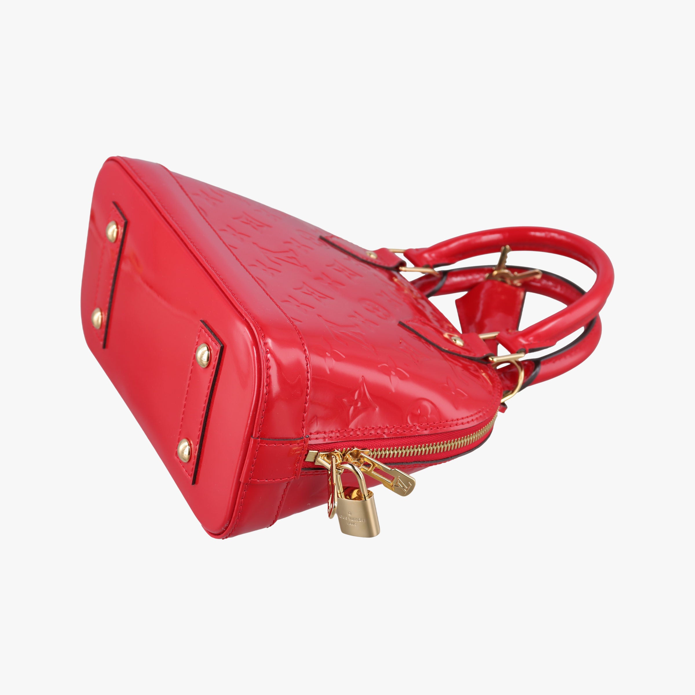Vintage Louis Vuitton Alma BB CERISE Vernis M90174 shoulderbag | stylenewstar