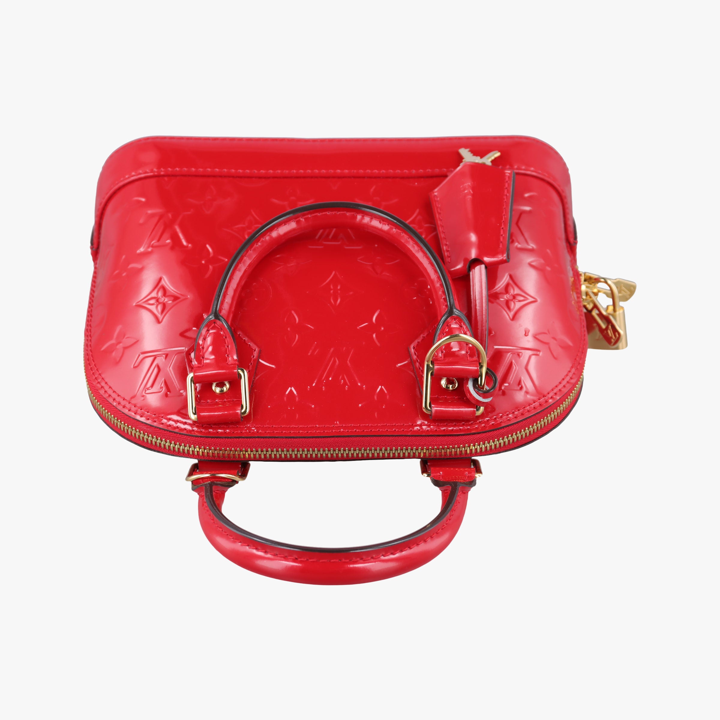 Vintage Louis Vuitton Alma BB CERISE Vernis M90174 shoulderbag | stylenewstar