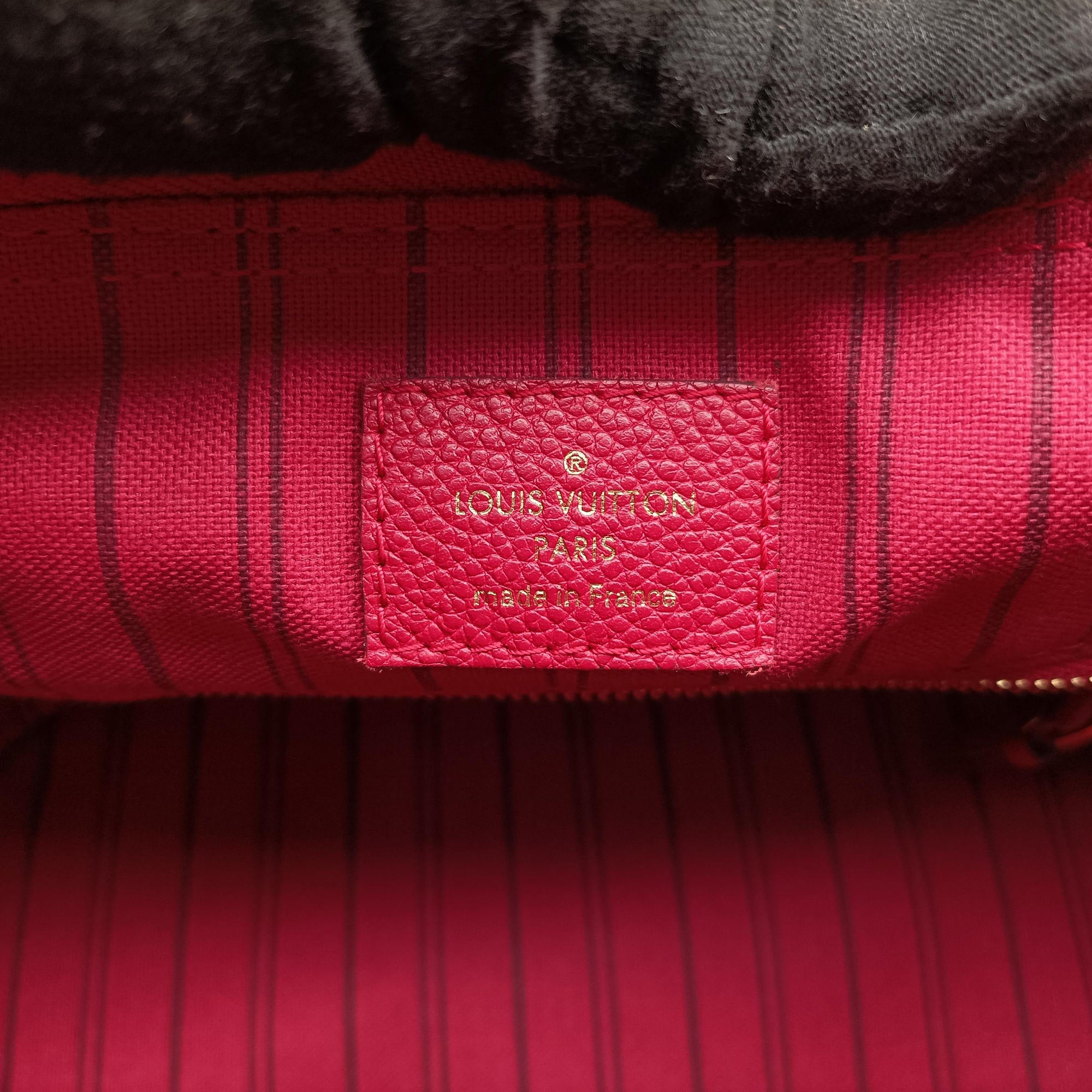 Pre-owned Louis Vuitton Speedy Bandouliere 25 Aurore Monogram Empreinte M40764 handbag | stylenewstar