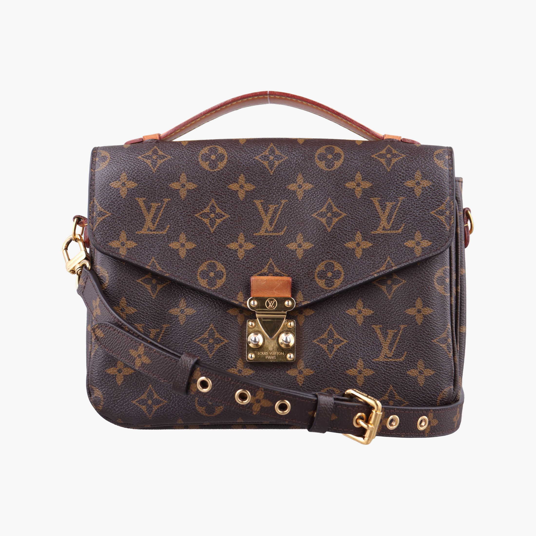 Pre-owned Louis Vuitton Pochette Metis MM Brown Monogram Canvas M44875 shoulderbag | stylenewstar