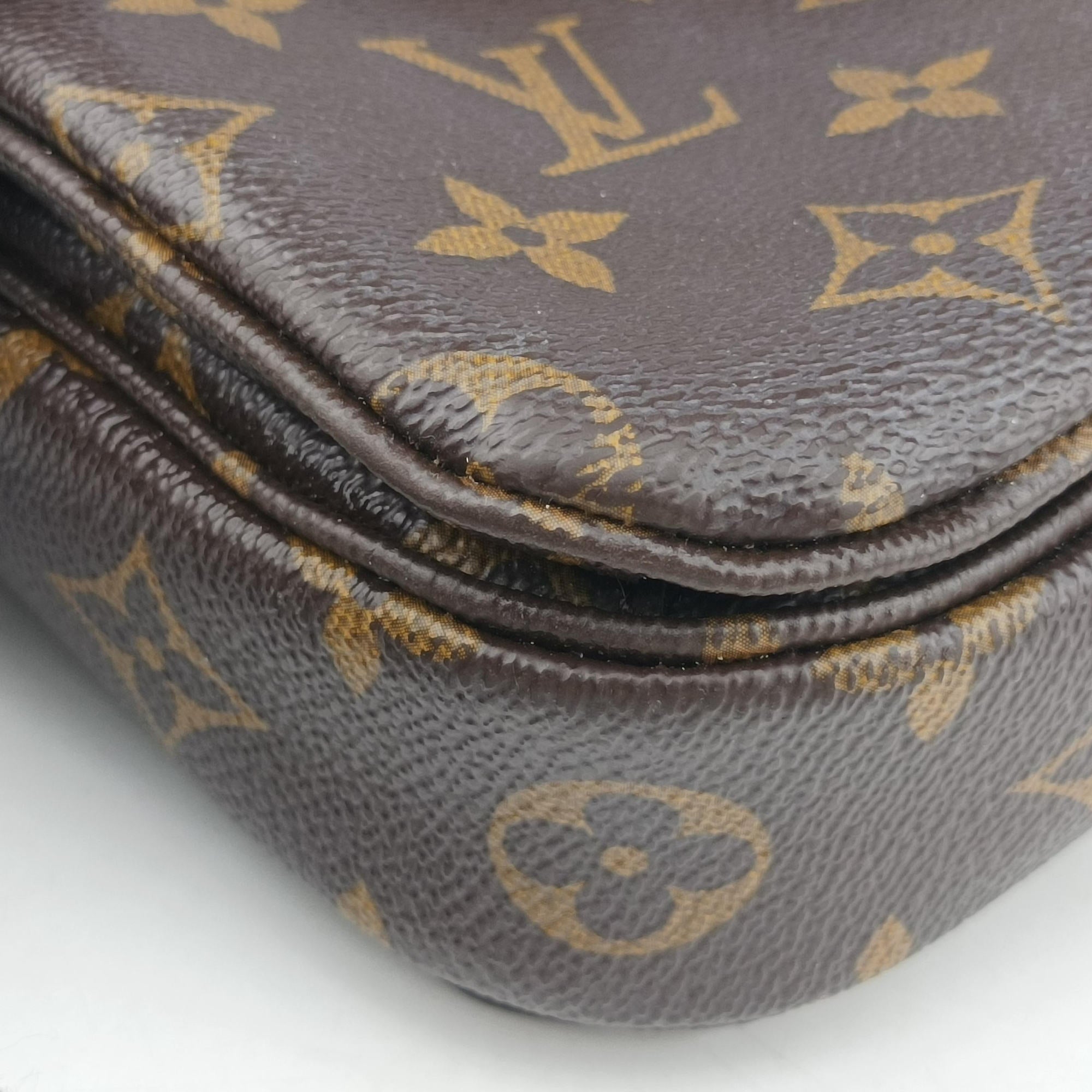 Pre-owned Louis Vuitton Pochette Metis MM Brown Monogram Canvas M44875 shoulderbag | stylenewstar