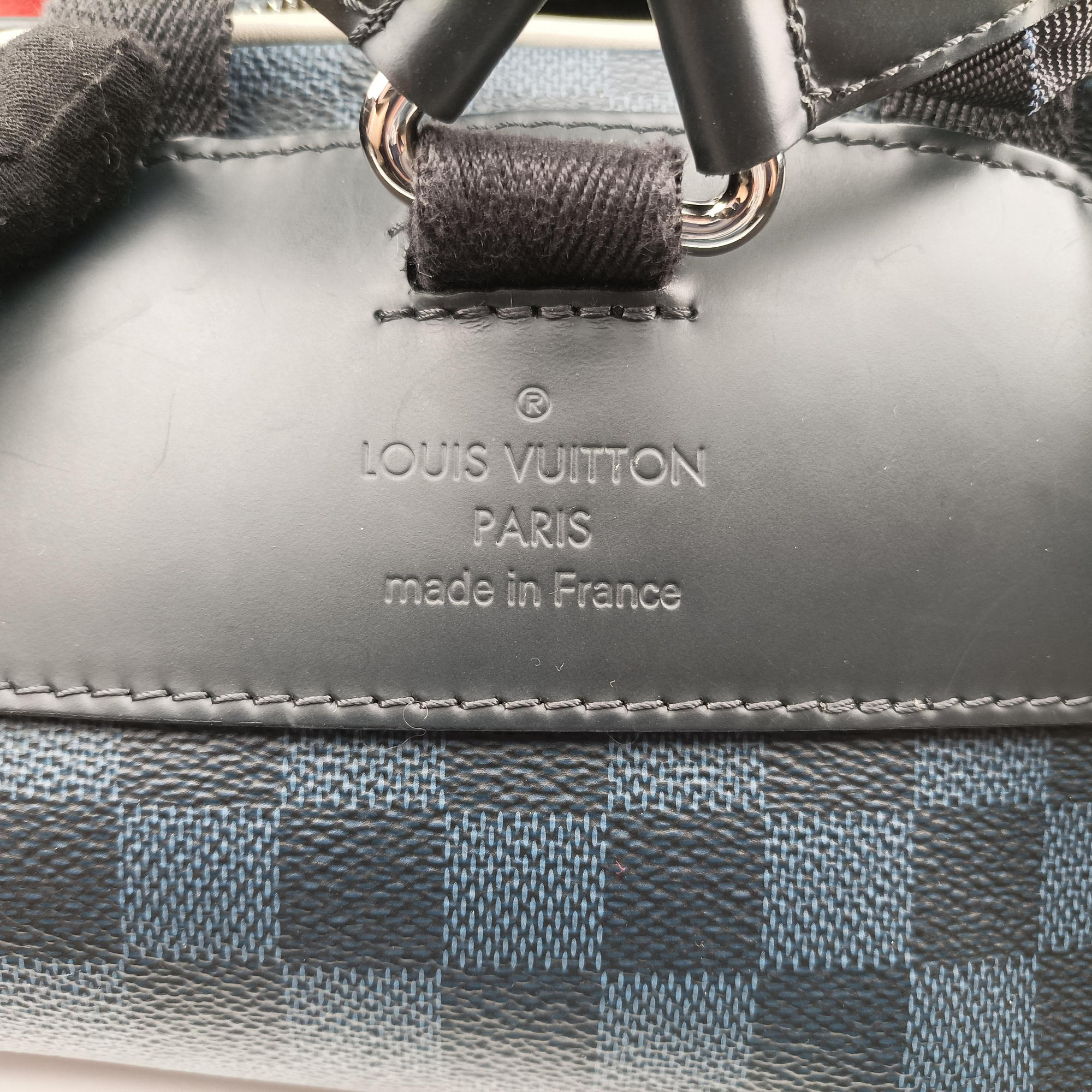 Pre-owned Louis Vuitton JOSH 2017 America's Cup Regatta Series Noir×multi Damier Cobalt N41612 backpack/rucksack | stylenewstar
