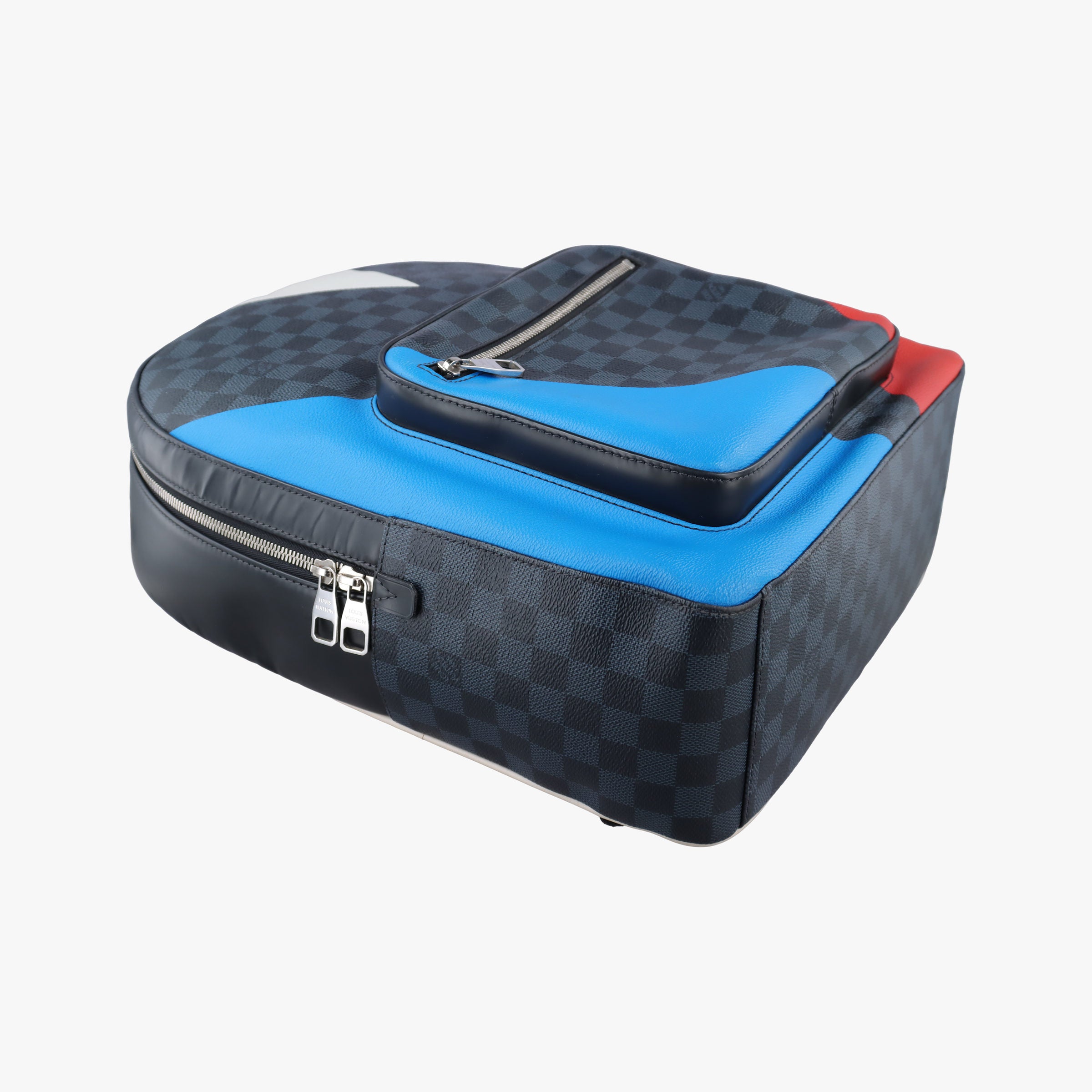 Pre-owned Louis Vuitton JOSH 2017 America's Cup Regatta Series Noir×multi Damier Cobalt N41612 backpack/rucksack | stylenewstar