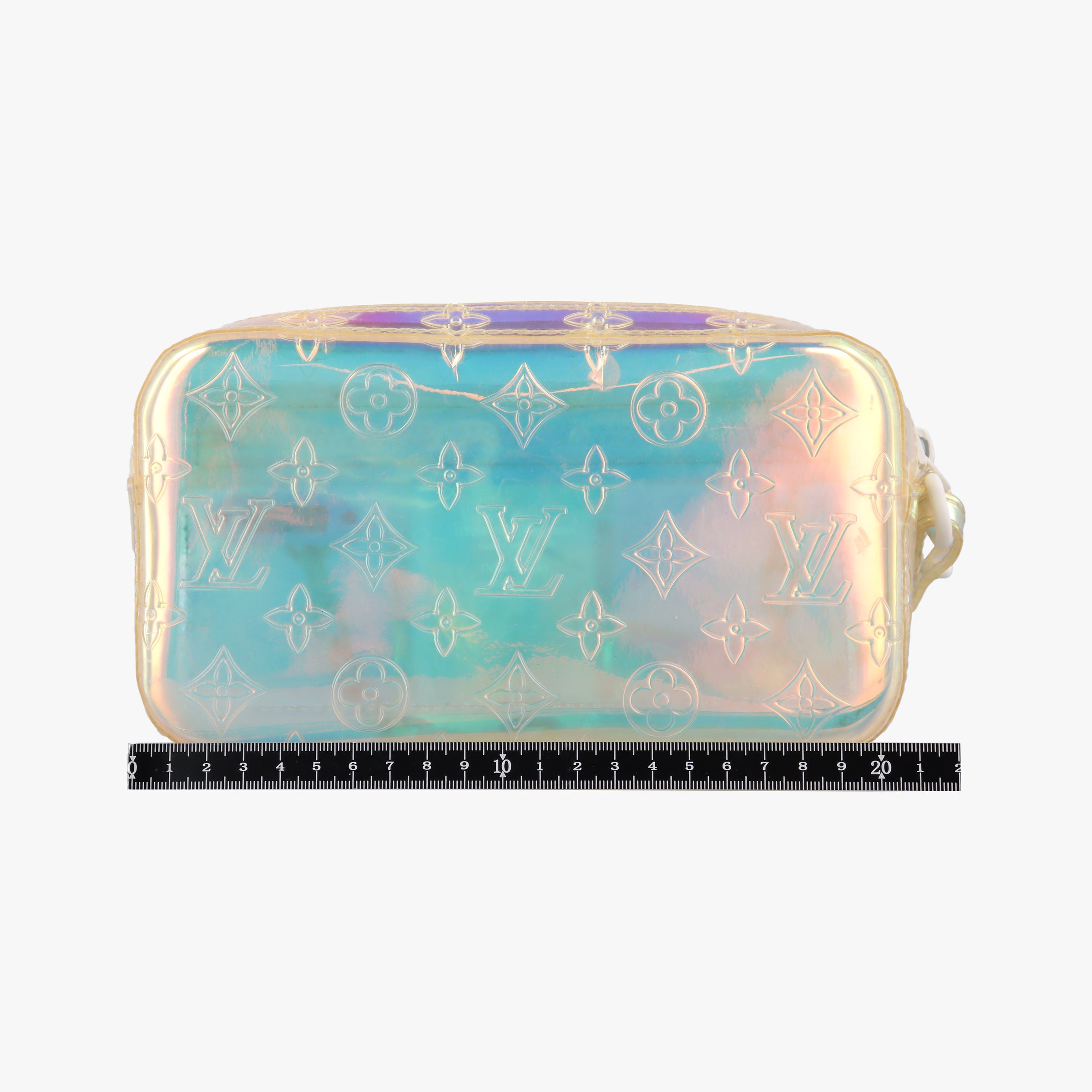Pre-owned Louis Vuitton Pochette Volga prism pvc vinyl M55261 clutchbag | stylenewstar