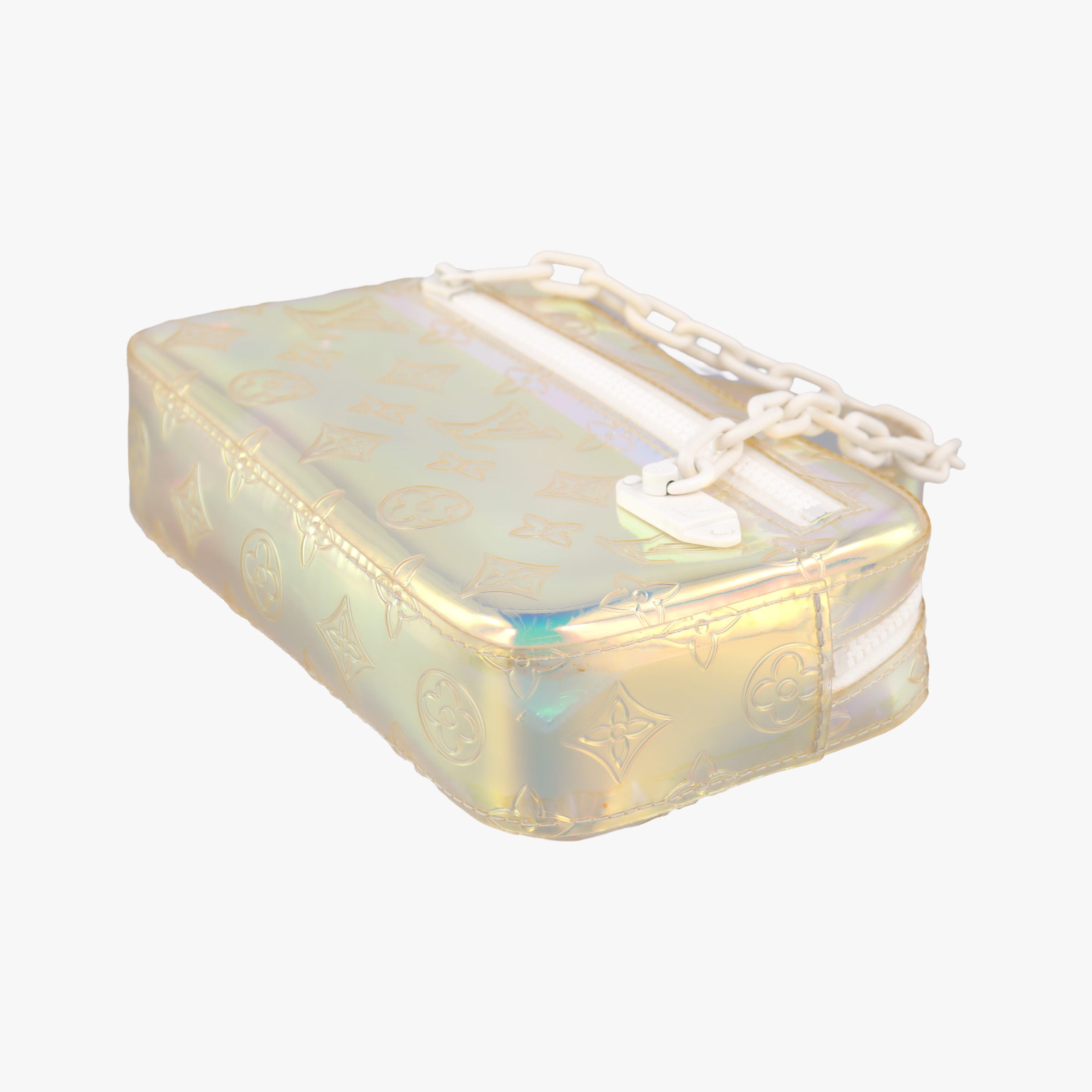 Pre-owned Louis Vuitton Pochette Volga prism pvc vinyl M55261 clutchbag | stylenewstar